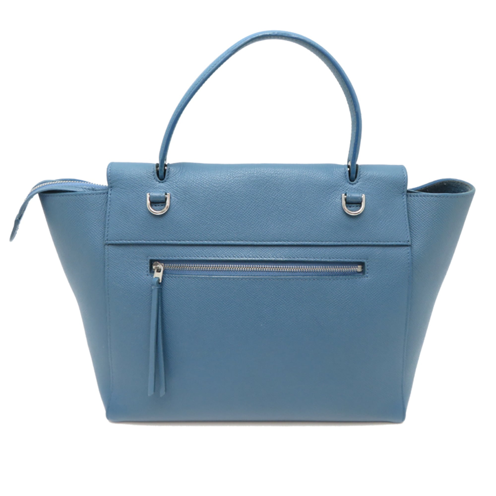Celine Light Blue Leather Handbag (Pre-Owned)