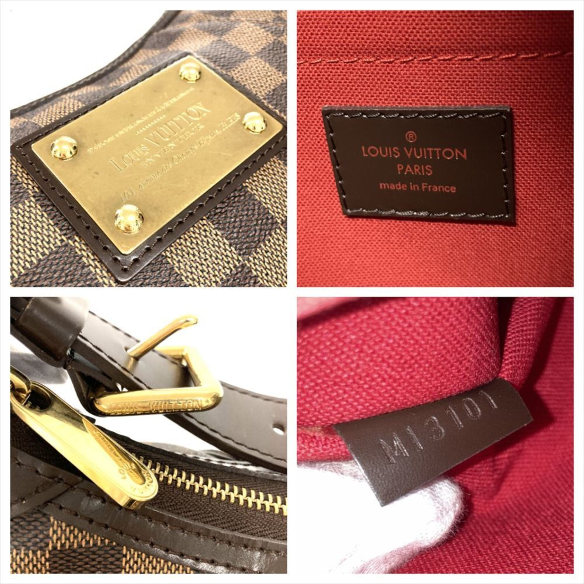 Louis Vuitton Brown Damier Canvas Ebene Shoulder Bag (Pre-Owned)