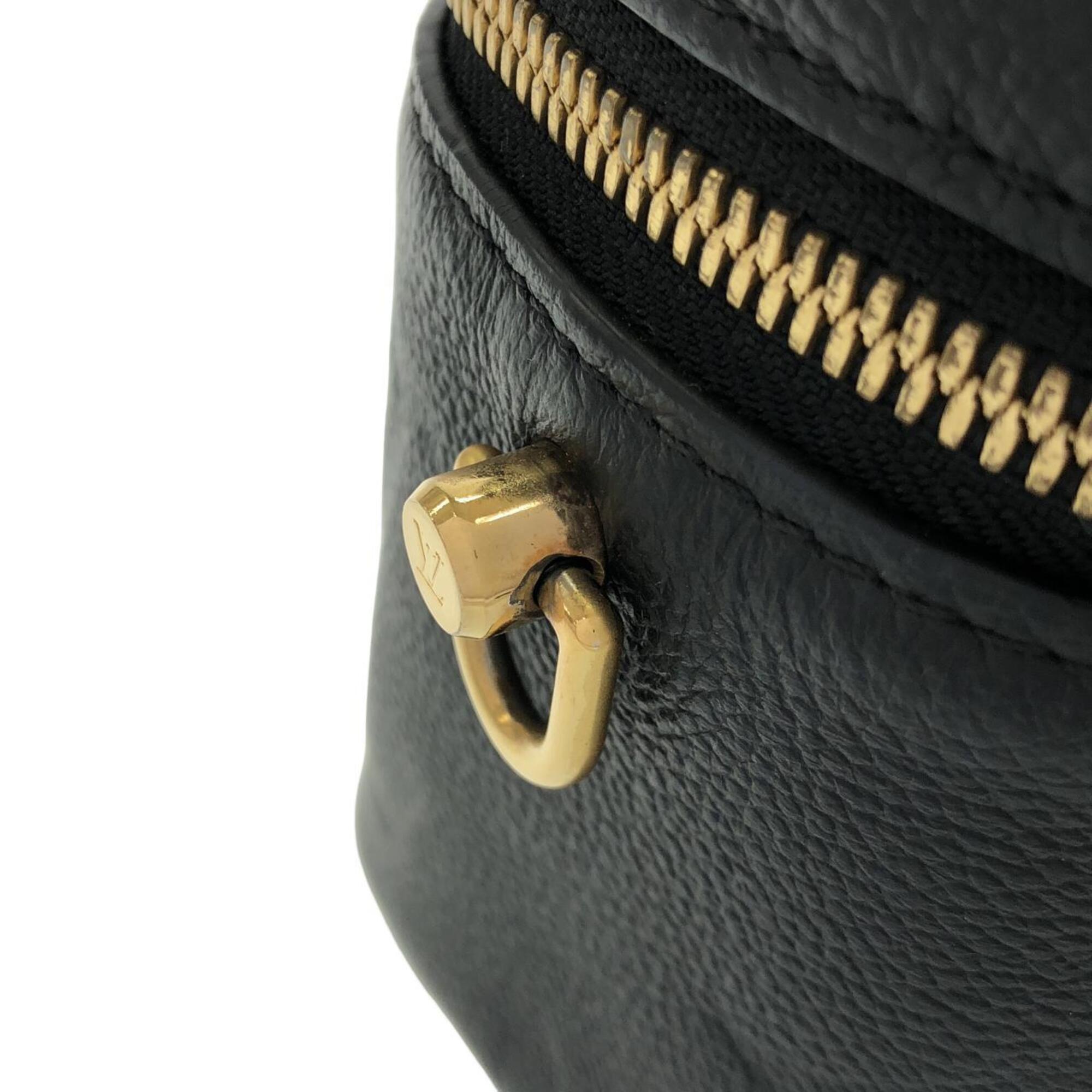 Louis Vuitton Black Leather Handbag (Pre-Owned)