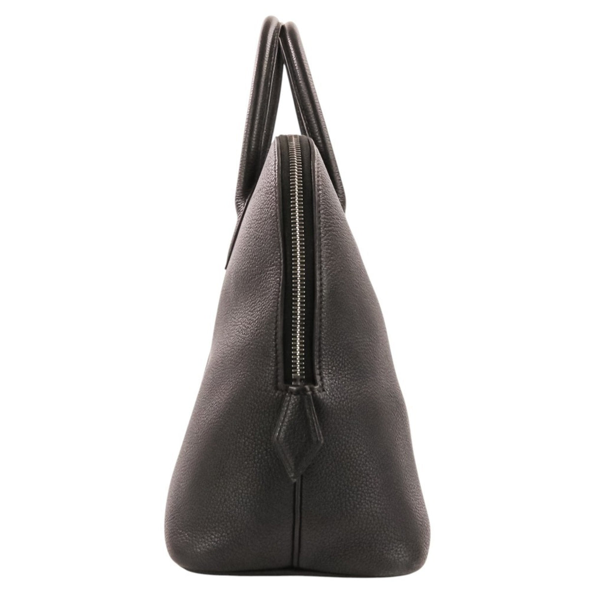 Hermes Black Leather Handbag (Pre-Owned)