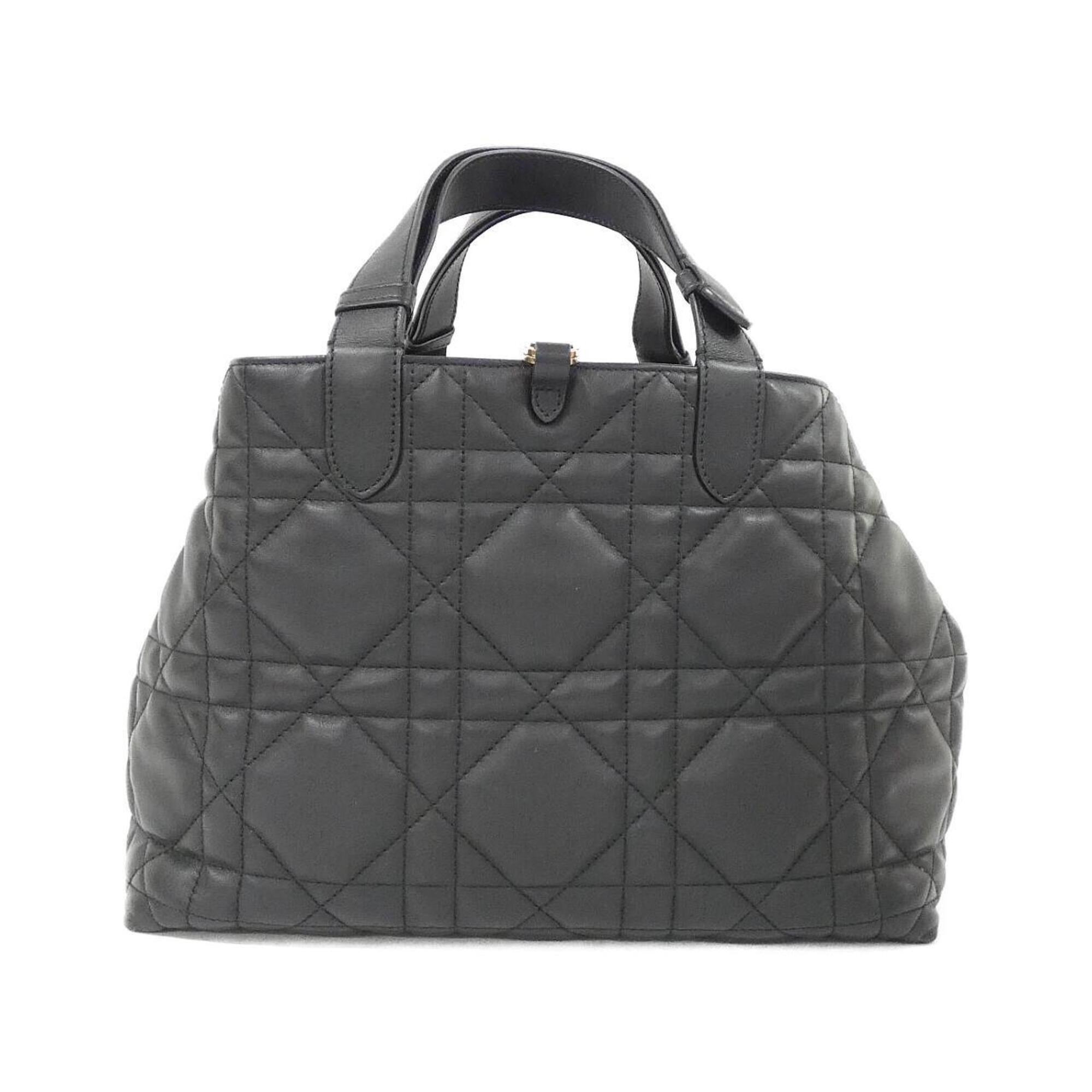 Christian Dior Black Leather Handbag (Pre-Owned)