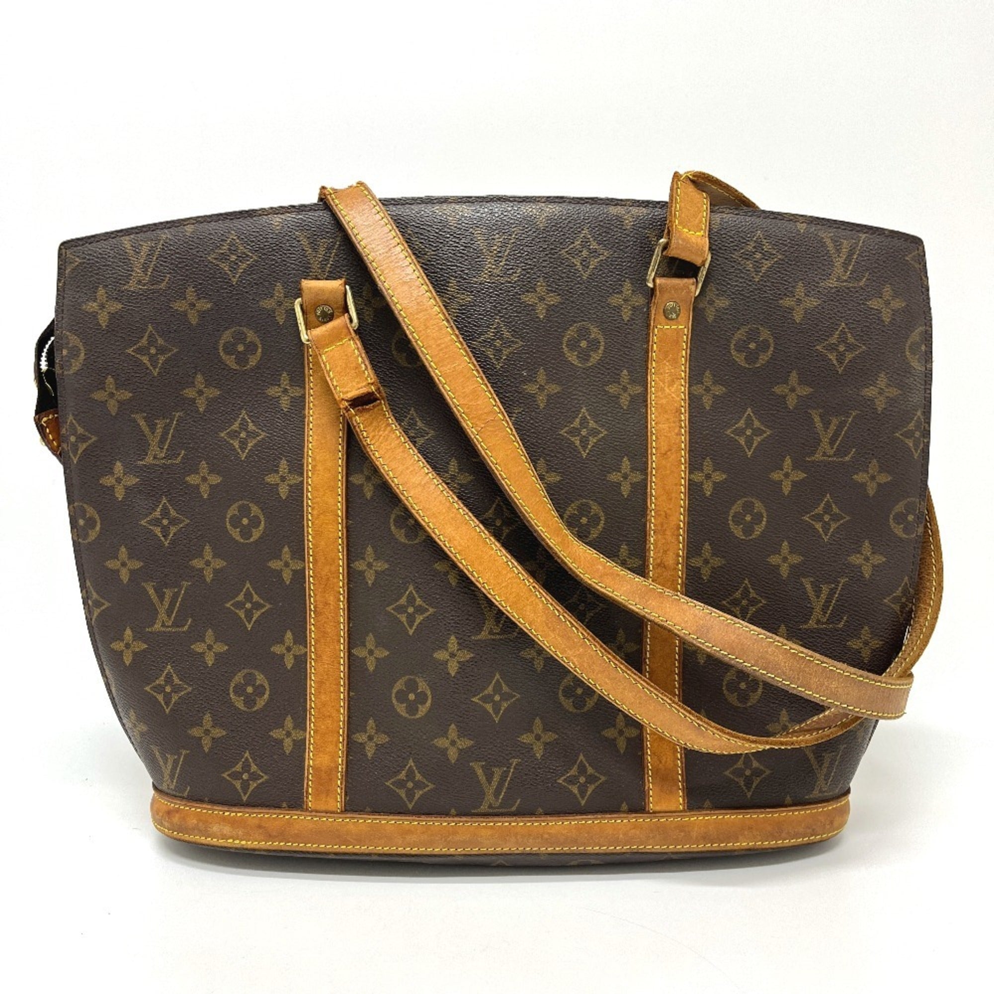 Louis Vuitton Brown Monogram Canvas Shoulder Bag Tote Bag (Pre-Owned)