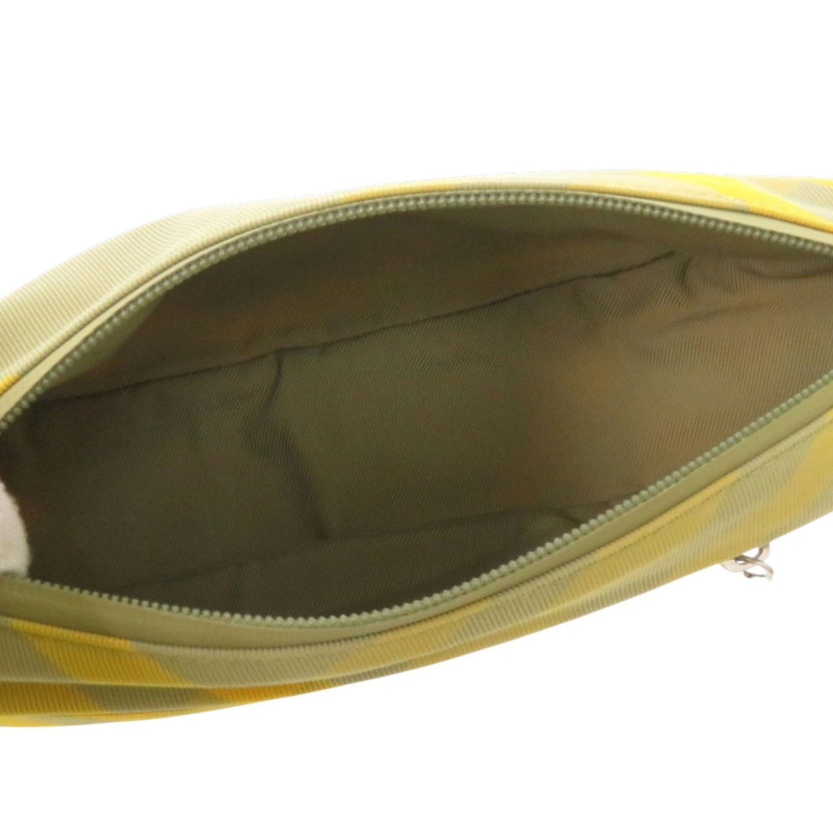Burberry Khaki Yellow Nylon Shoulder Bag (Pre-Owned)