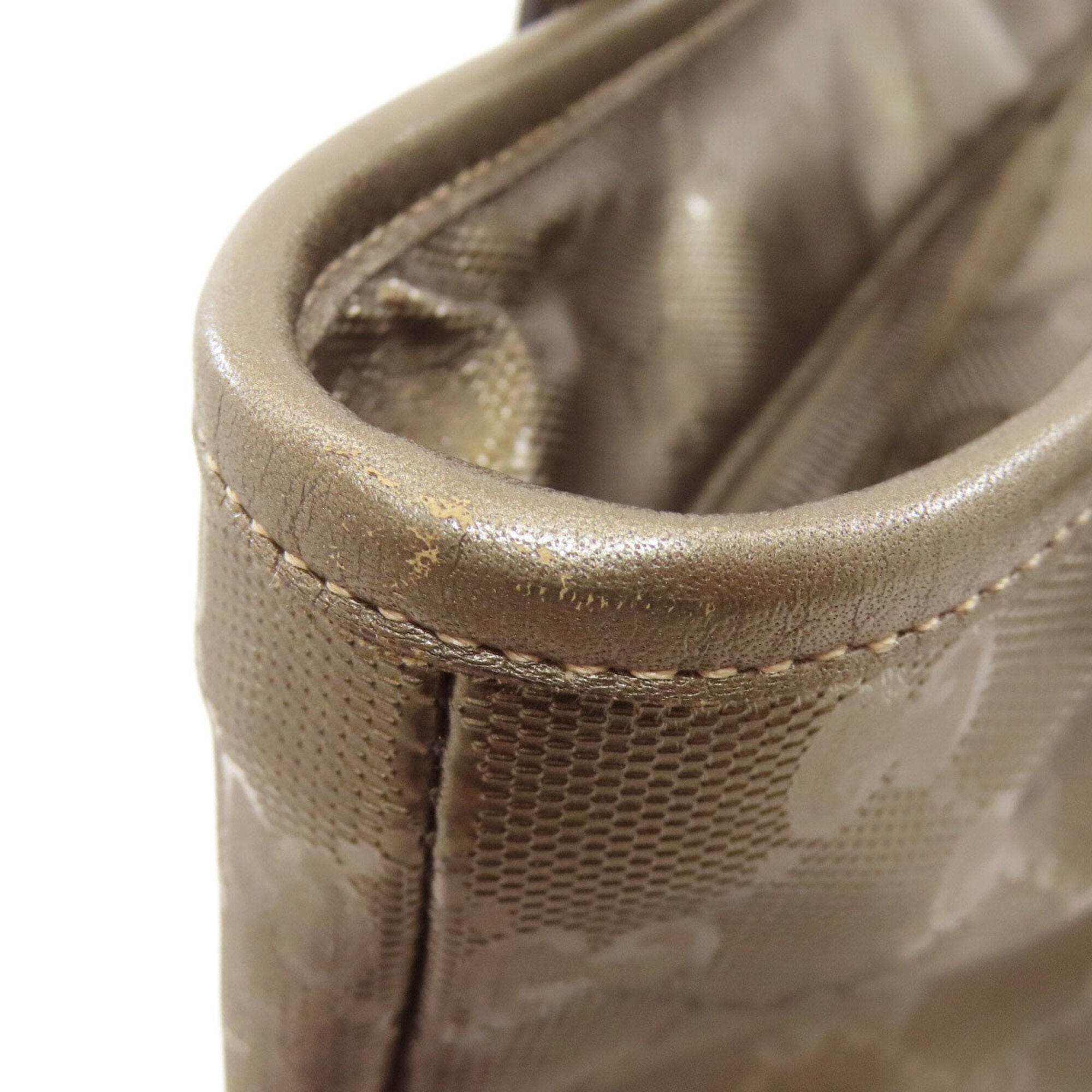 Gucci Bronze Pvc Handbag (Pre-Owned)