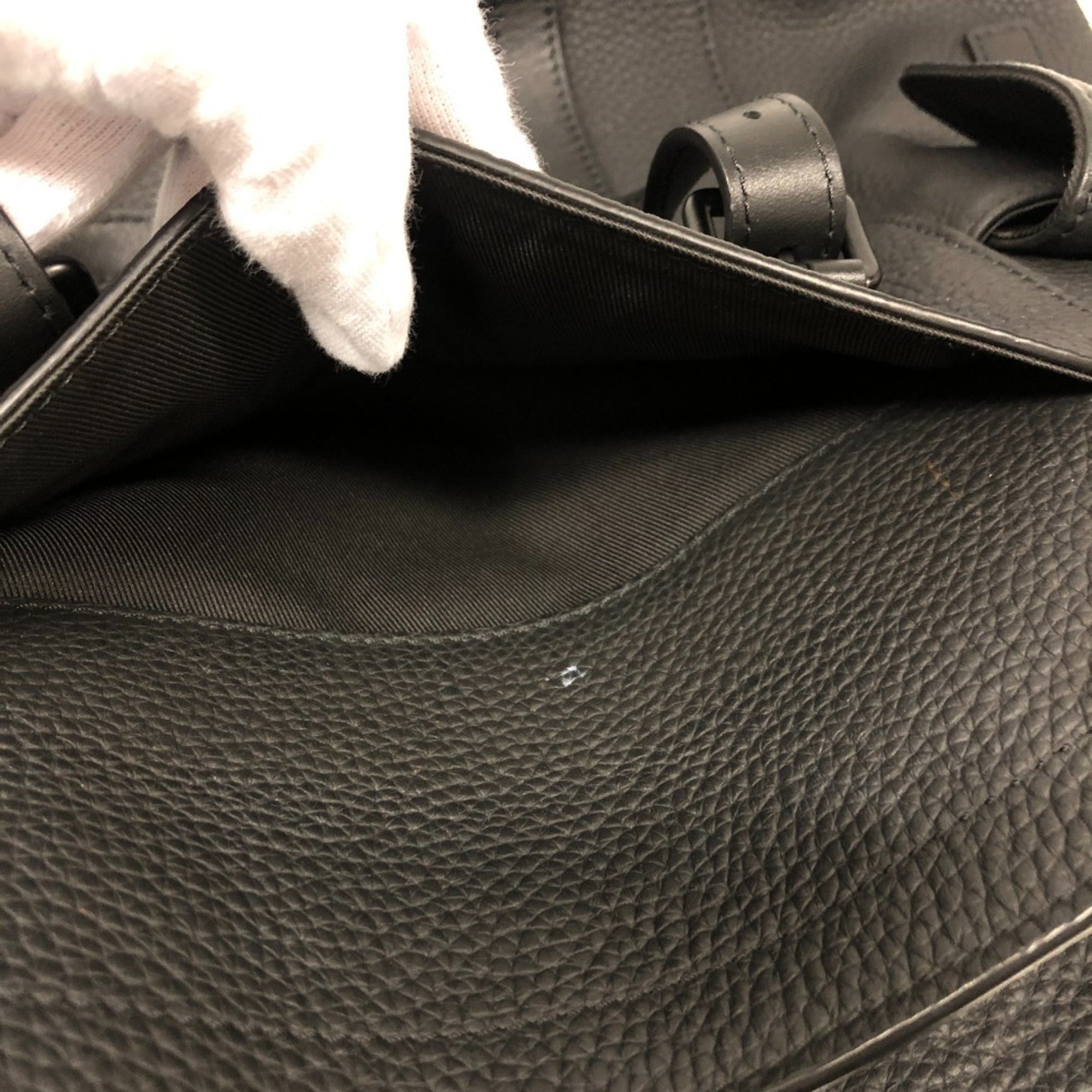 Louis Vuitton Taurillon Black Leather Tote Bag (Pre-Owned)