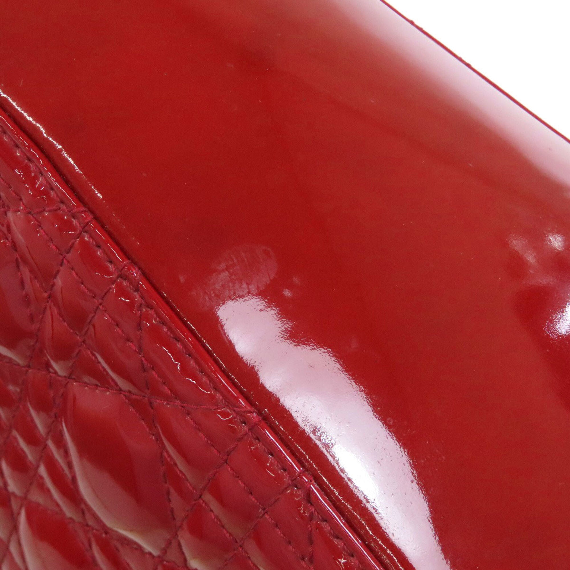 Christian Dior Lady Dior Red Color Leather Handbag (Pre-Owned)