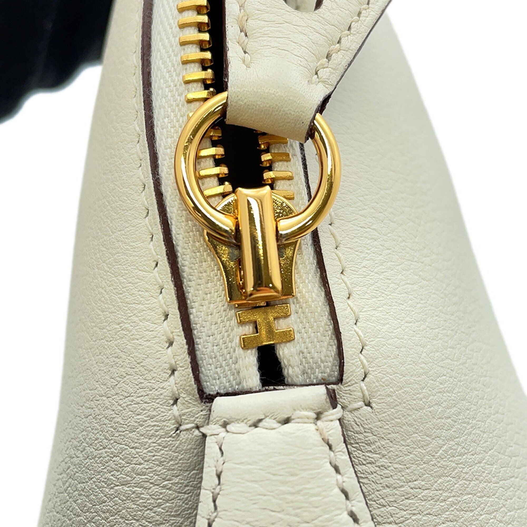 Hermes Bolide Gold Handbag Shoulder Bag (Pre-Owned)