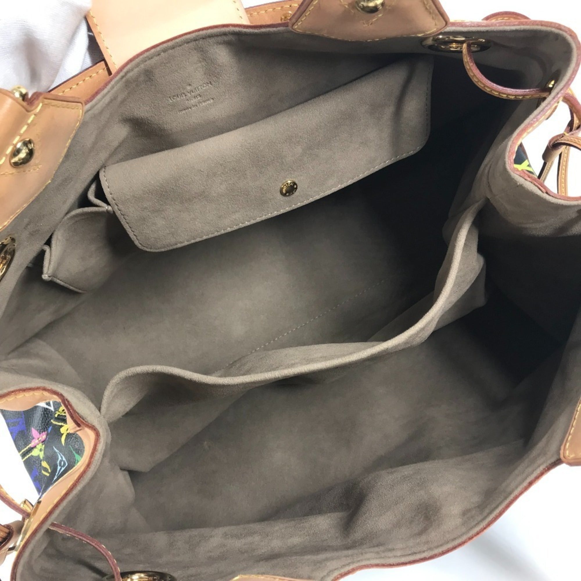 Louis Vuitton Black Multi-Color Noir Monogram Multicolore Canvas Shoulder Bag Tote Bag (Pre-Owned)