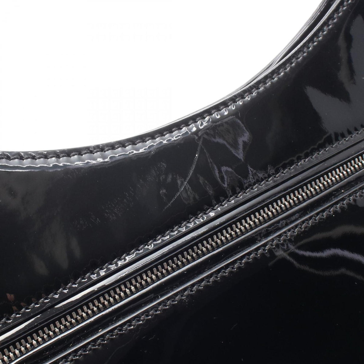Cartier Black Patent Leather Handbag (Pre-Owned)