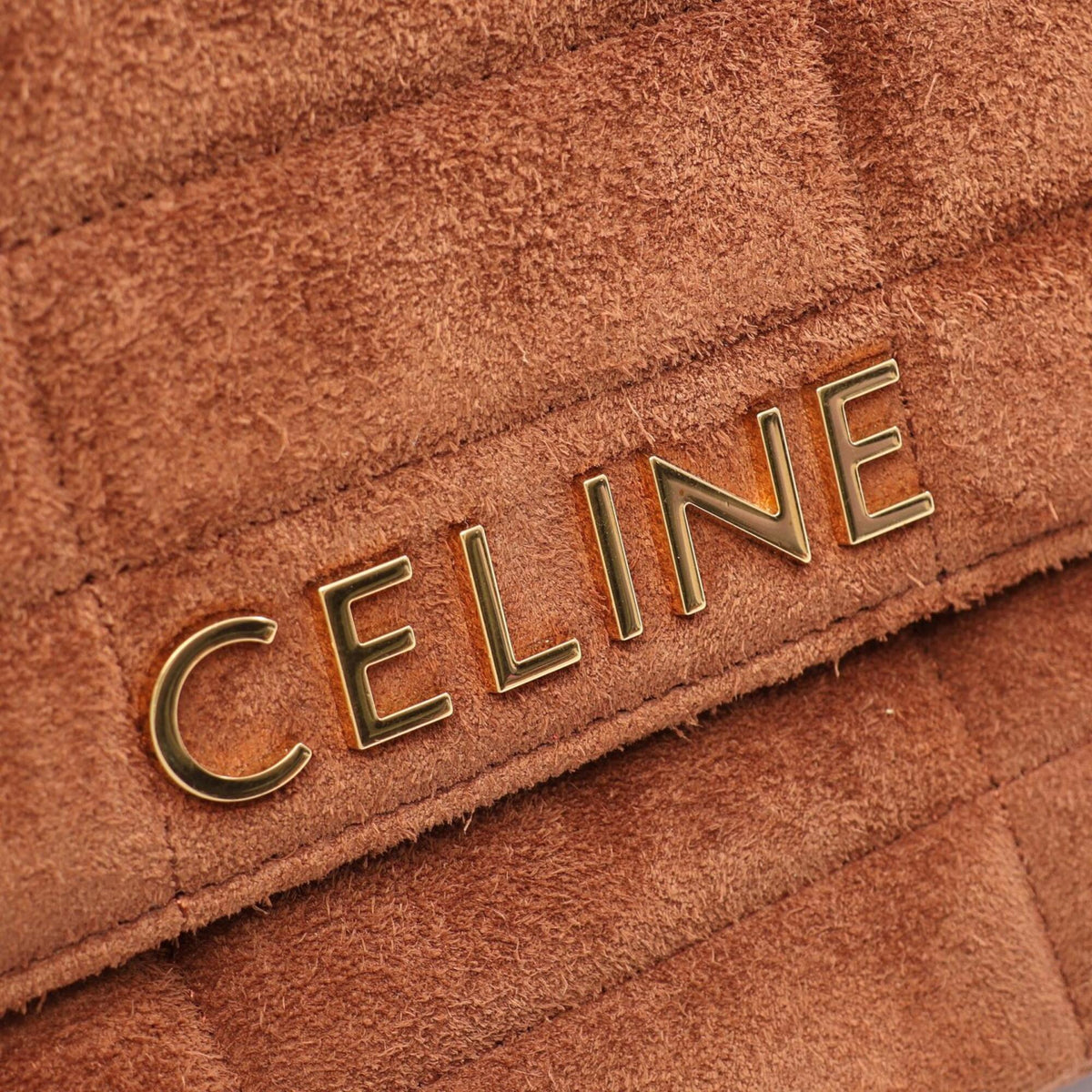 Celine Brown Suede Shoulder Bag (Pre-Owned)