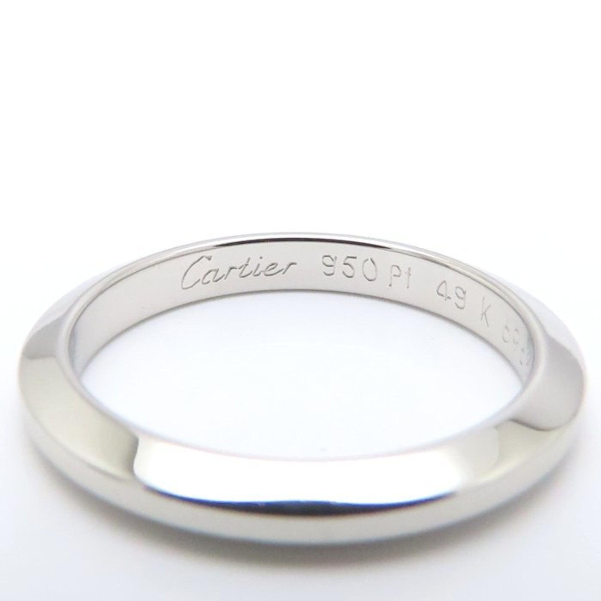 Cartier Platinum 950 Band Ring (Pre-Owned)