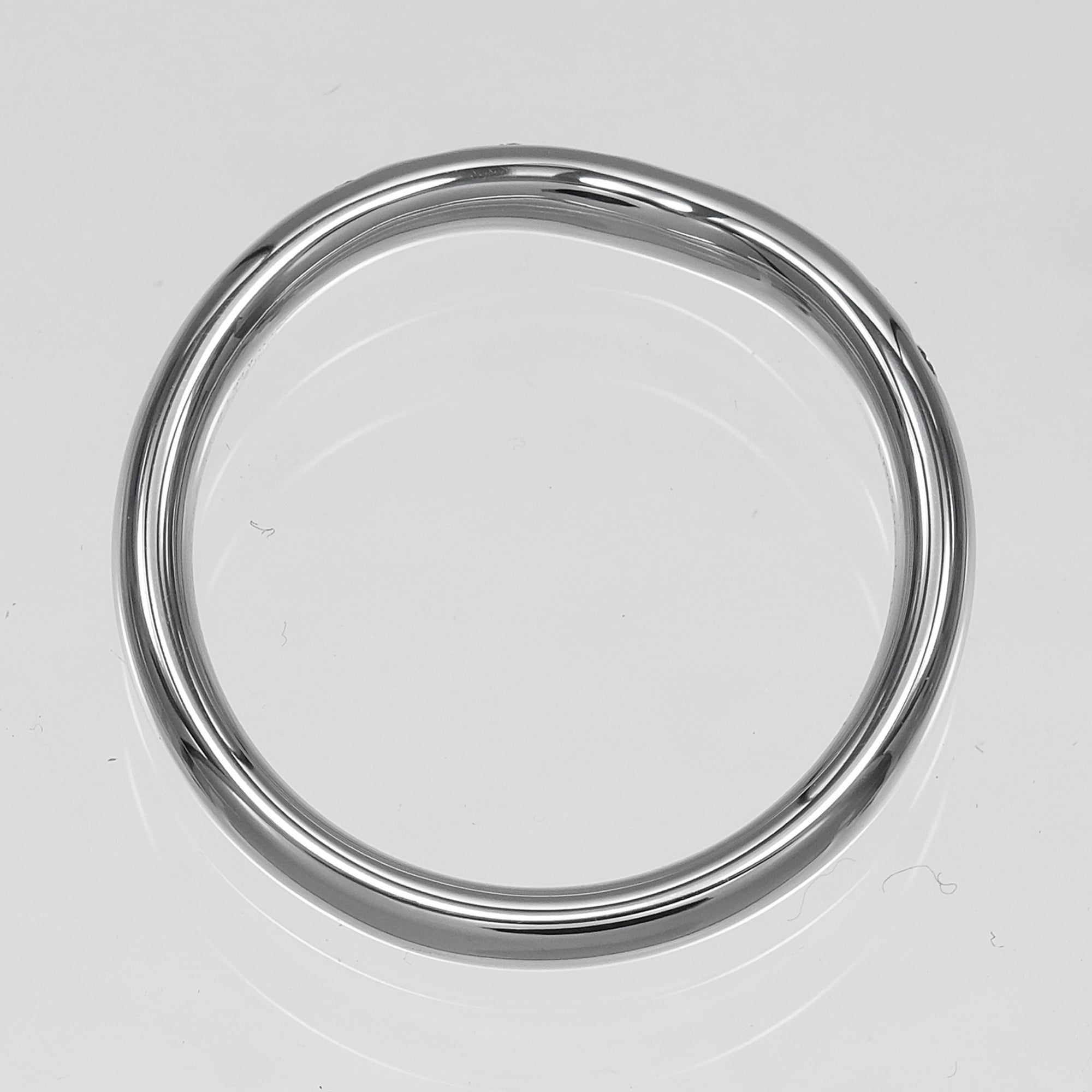 Tiffany Platinum Platinum 950 Band Ring (Pre-Owned)