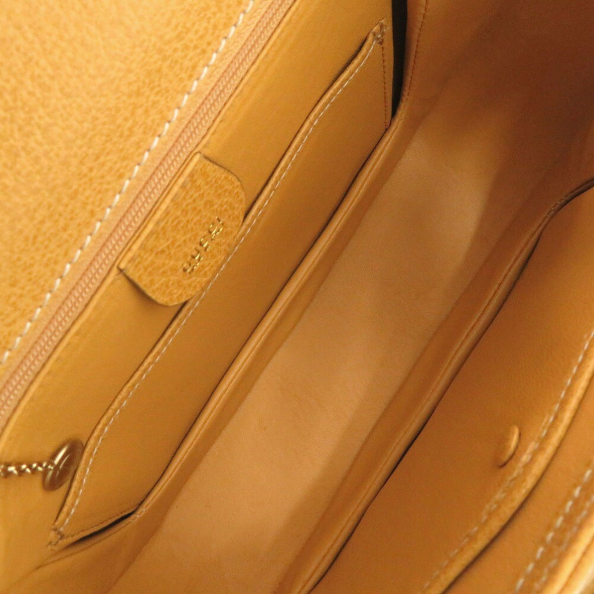 Gucci Yellow Leather Handbag (Pre-Owned)