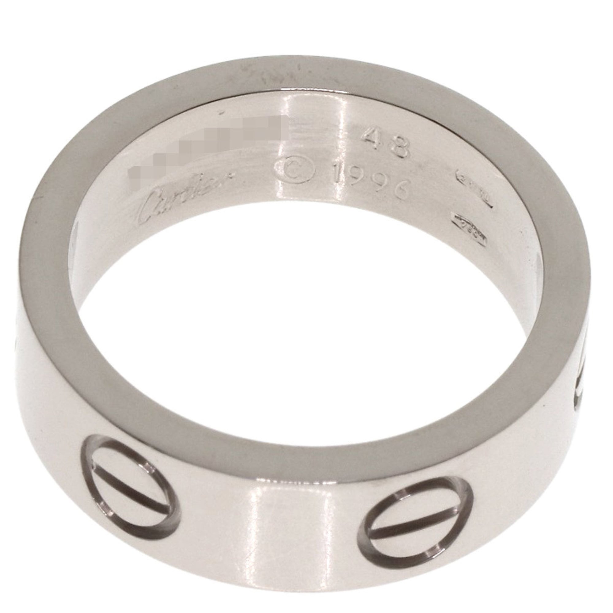 Cartier Love White Gold (18K) Band Ring (Pre-Owned)