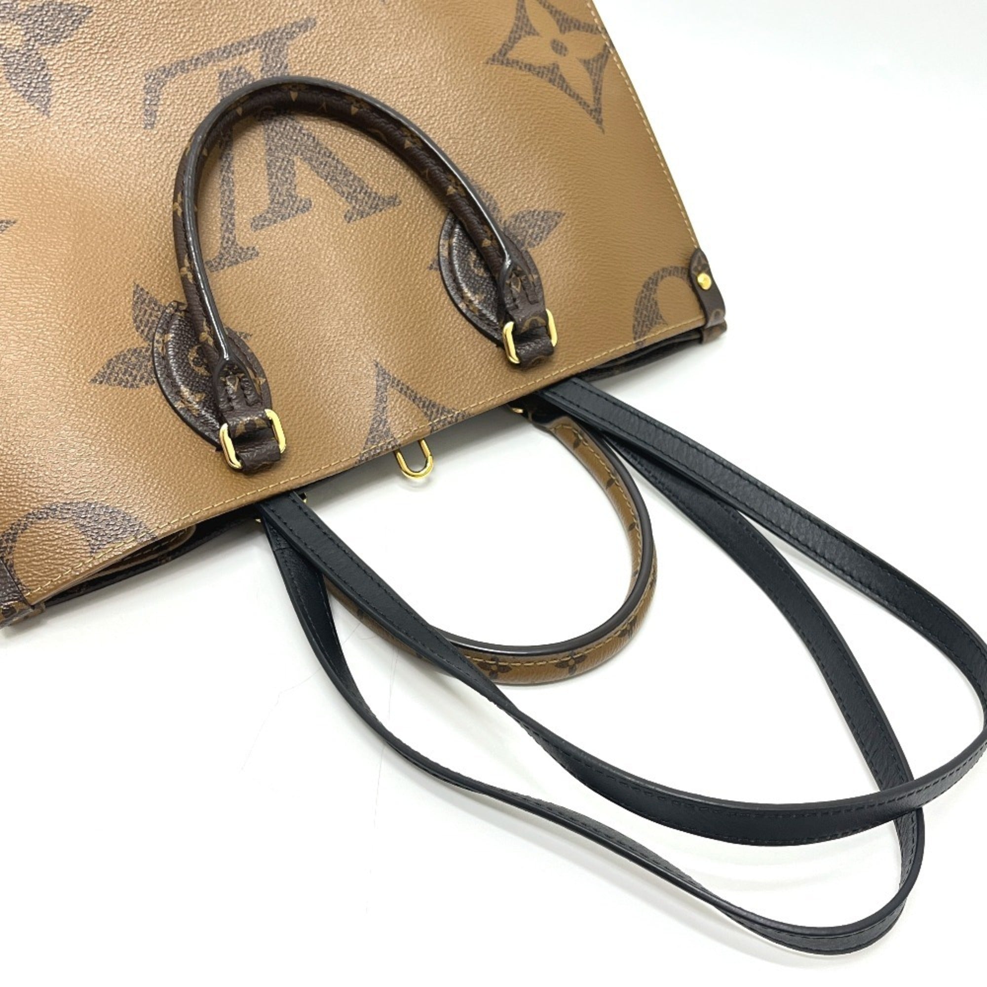 Louis Vuitton Brown Monogram Reverse Tote Bag (Pre-Owned)