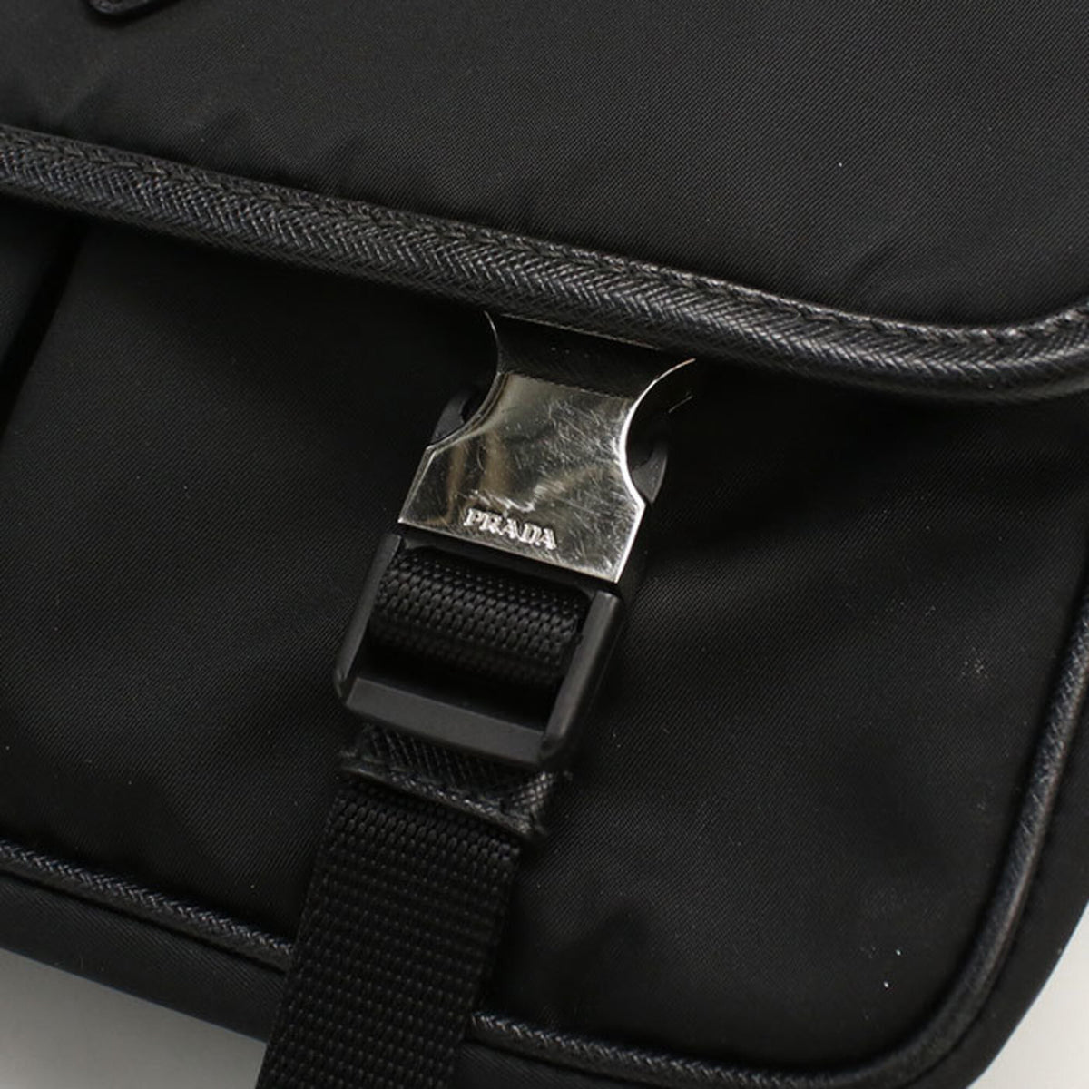 Prada Black Nylon Shoulder Bag (Pre-Owned)