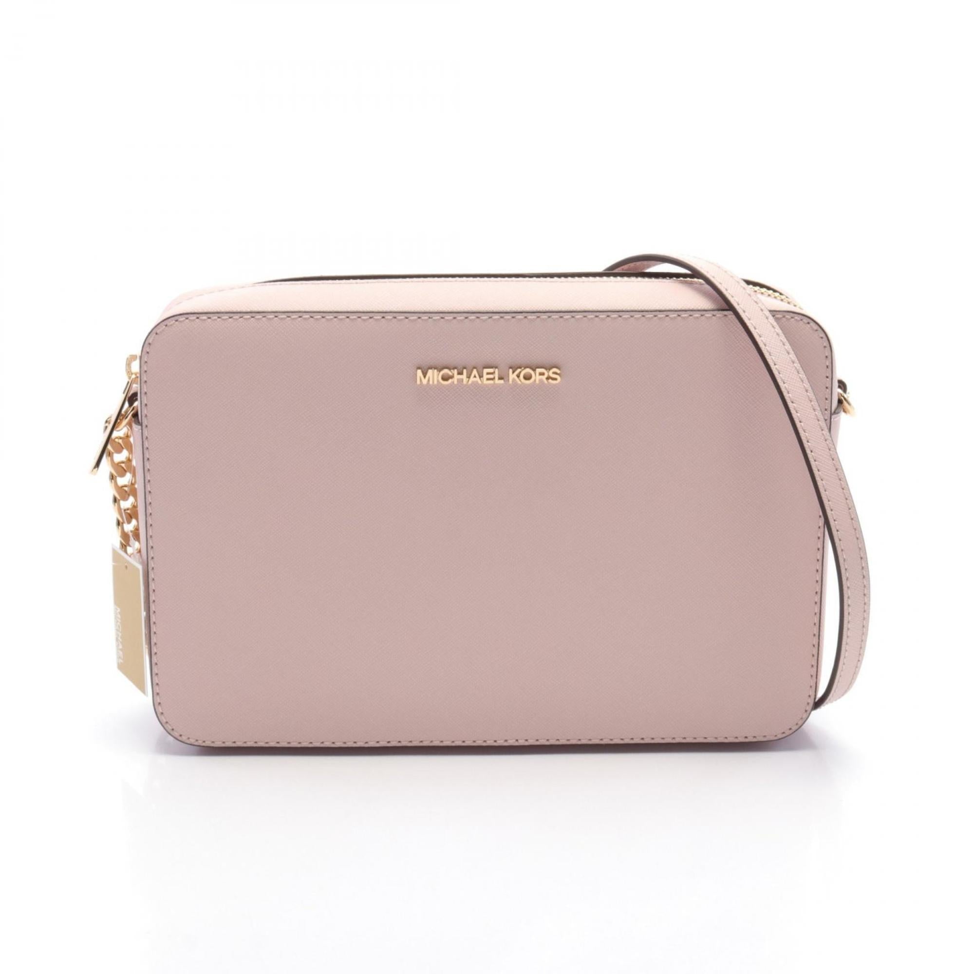Michael Kors Pink Leather Shoulder Bag Sling Bag (Pre-Owned)