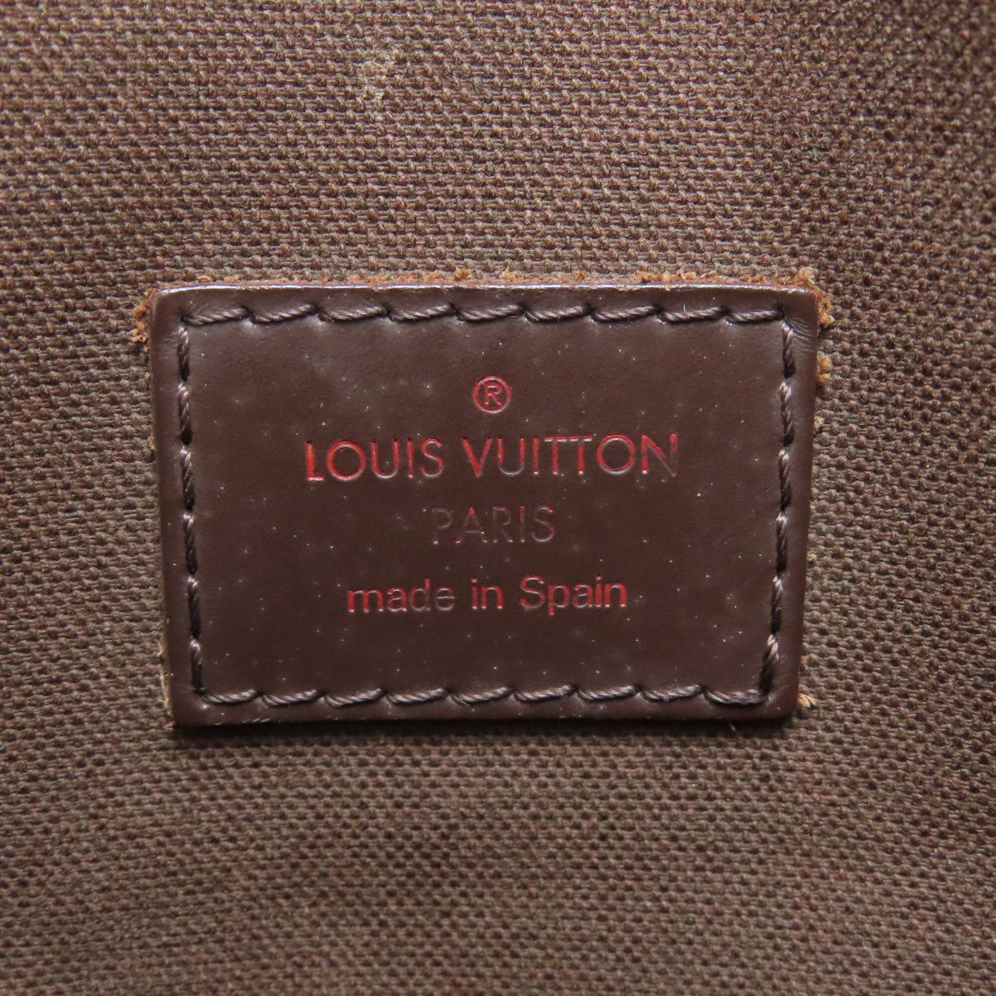 Louis Vuitton Damier Canvas Ebene Damier Canvas Shoulder Bag (Pre-Owned)