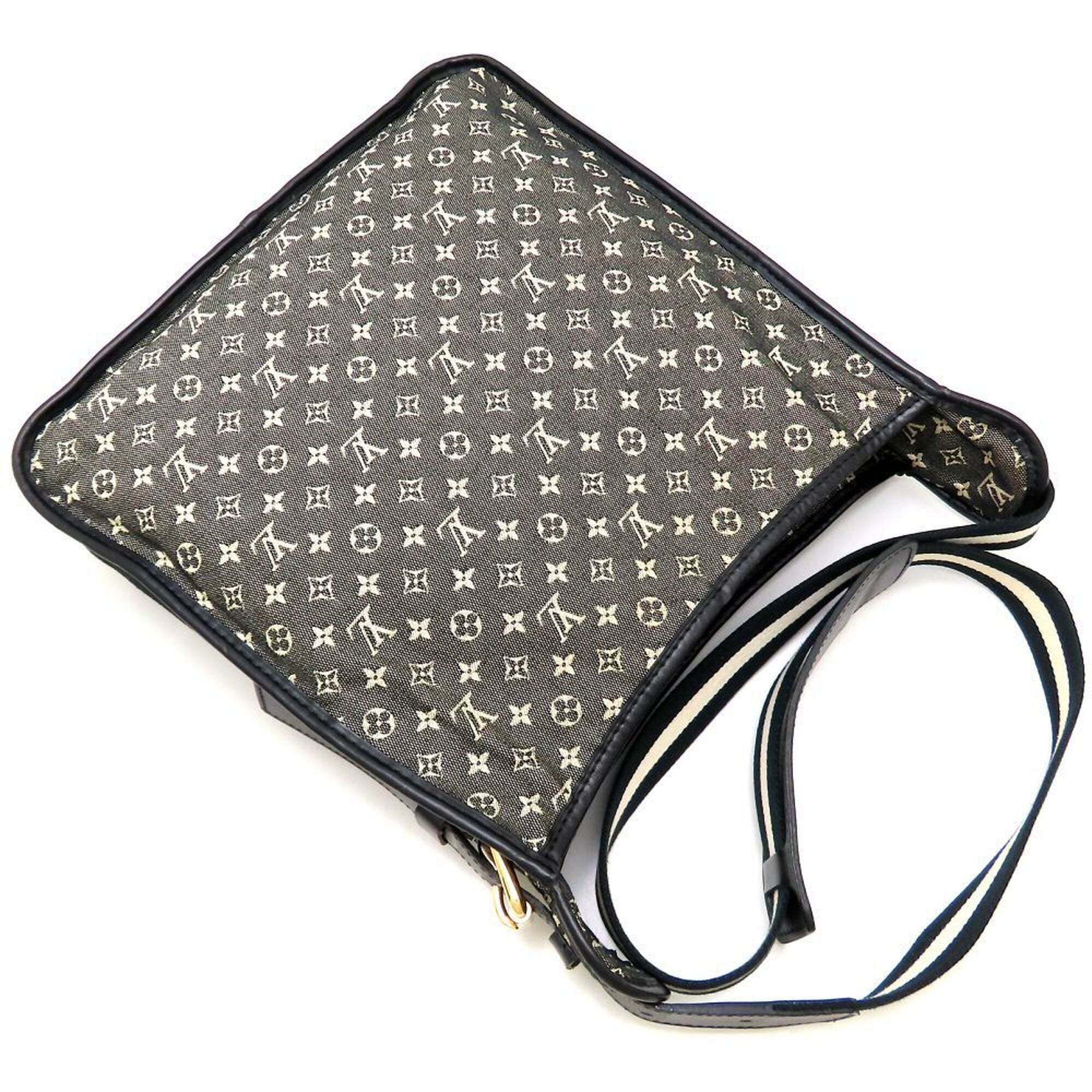 Louis Vuitton Noir Monogram Mini Canvas Leather Shoulder Bag (Pre-Owned)