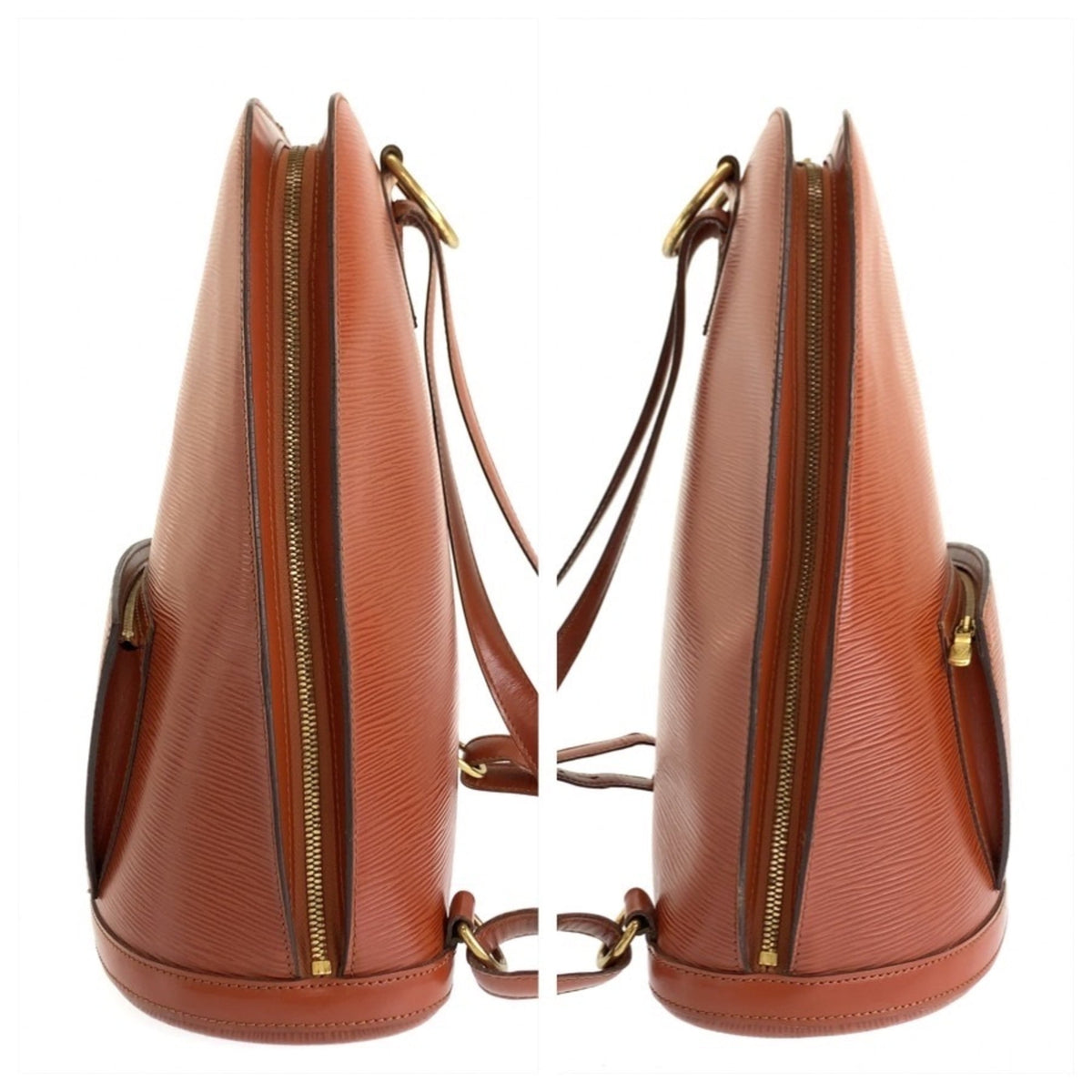 Louis Vuitton Brown Leather Backpack (Pre-Owned)