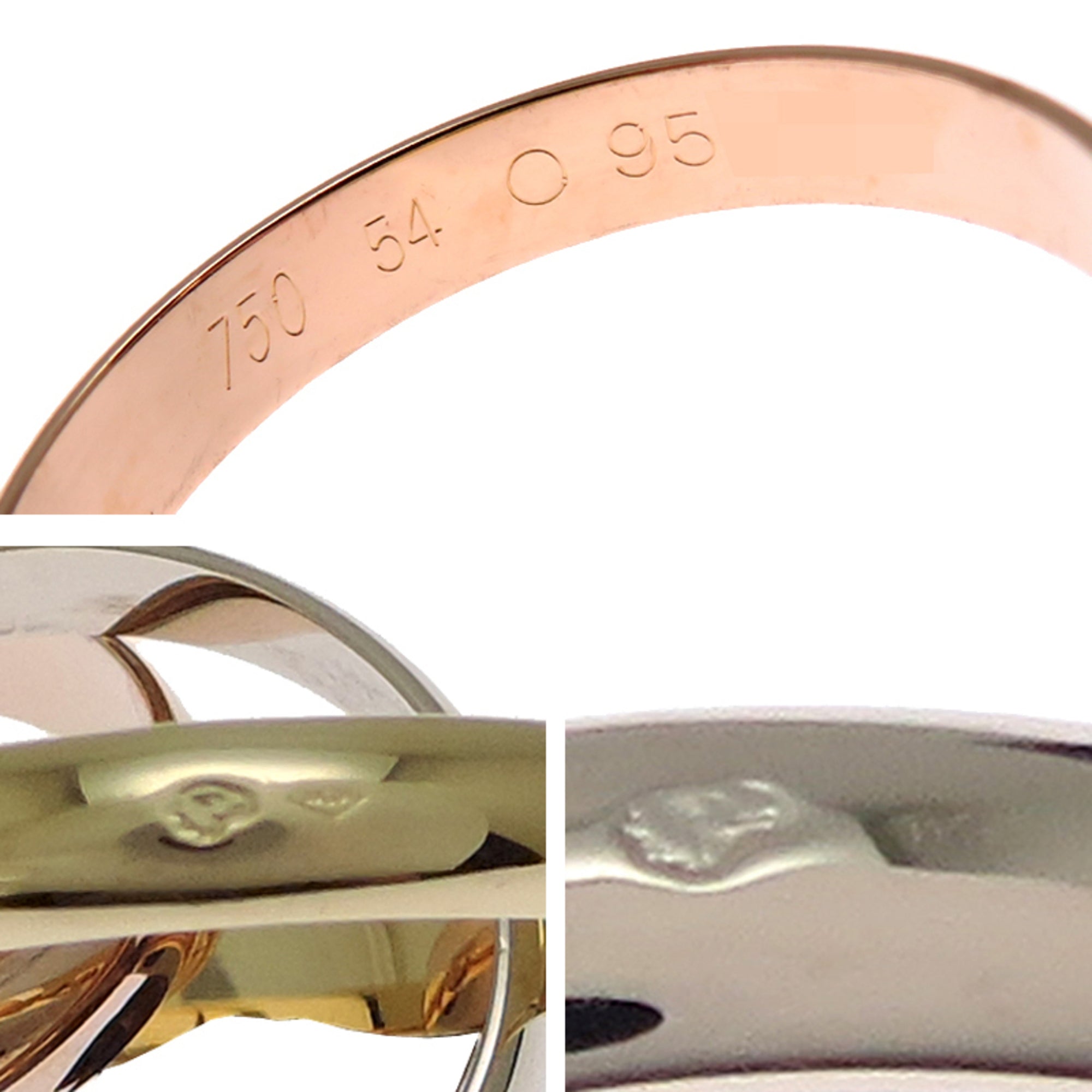 Cartier Yellow Gold (18K) Pink Gold (18K) White Gold (18K) Band Ring (Pre-Owned)