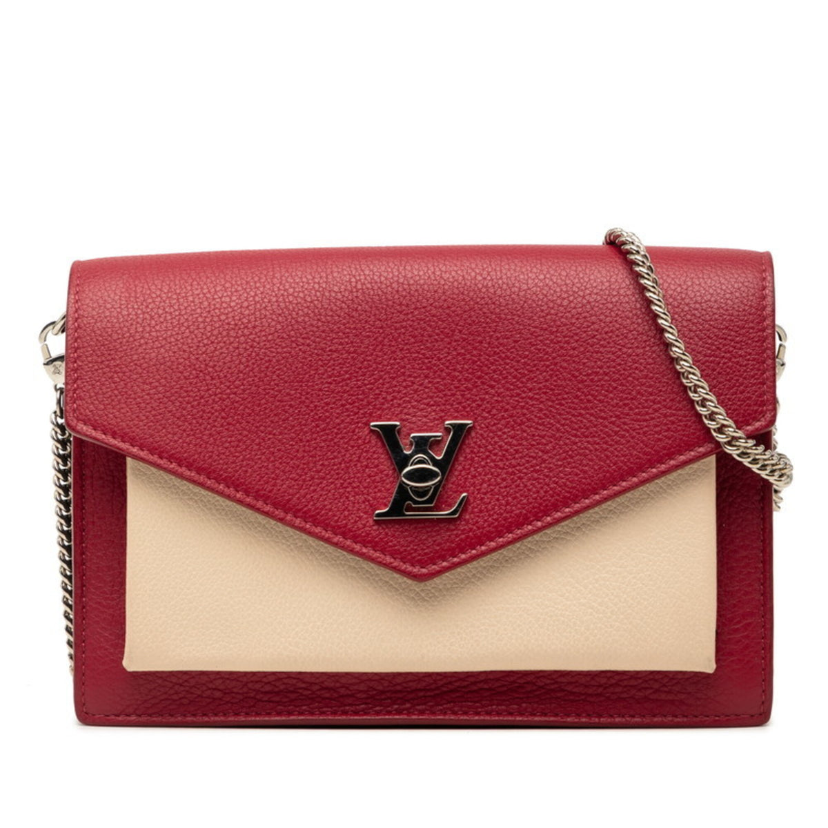 Louis Vuitton Beige Leather Pochette Shoulder Bag (Pre-Owned)