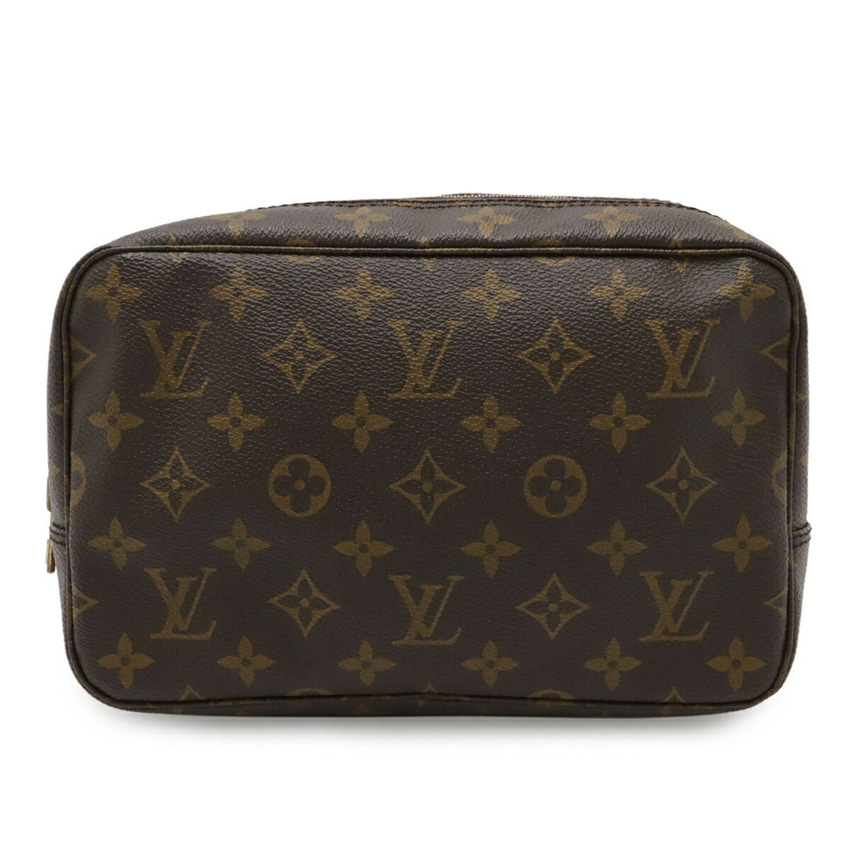 Louis Vuitton Brown Monogram Monogram Clutch Bag Handbag Pouch (Pre-Owned)