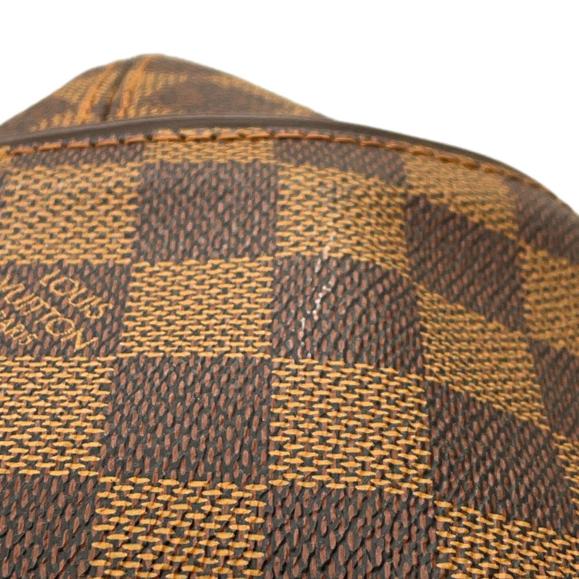 Louis Vuitton Brown Damier Canvas Handbag Shoulder Bag (Pre-Owned)