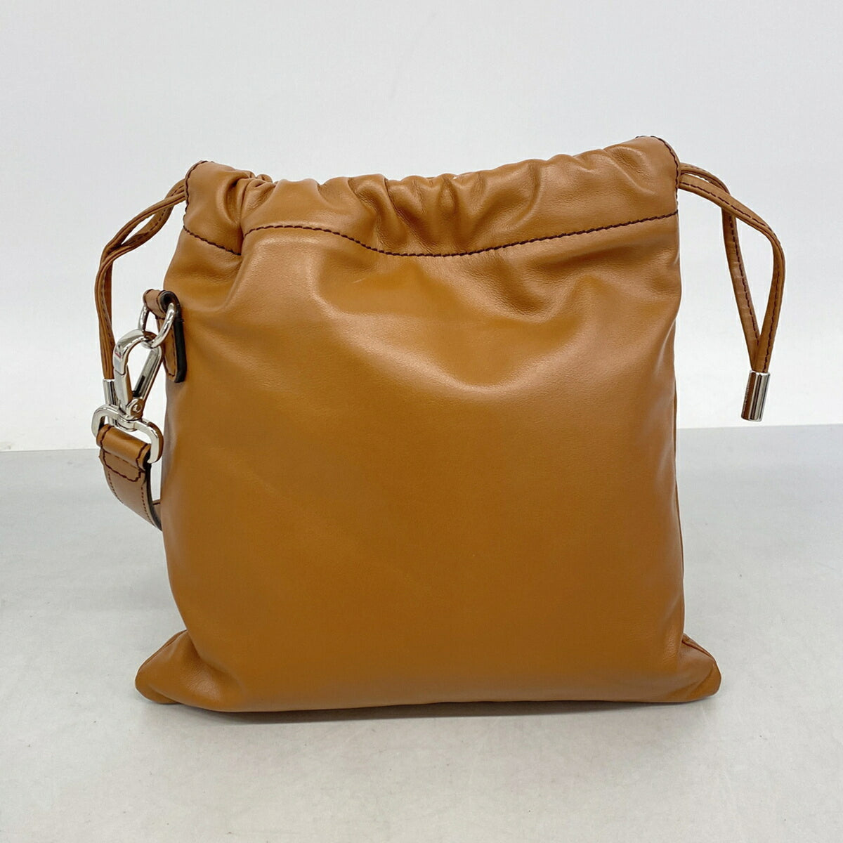 Fendi Brown Leather Shoulder Bag (Pre-Owned)