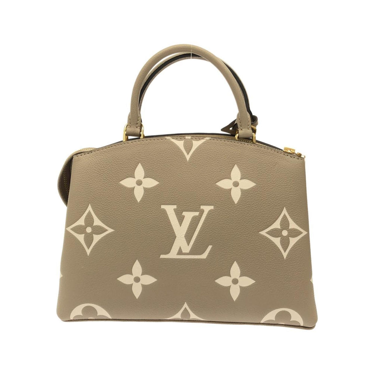 Louis Vuitton Cream Tourterelle Leather Handbag (Pre-Owned)