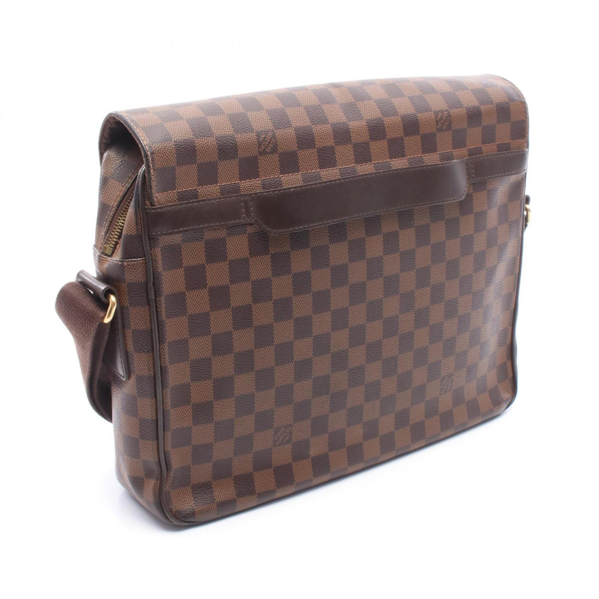 Louis Vuitton Brown Damier Canvas Coated Canvas Leather Shoulder Bag (Pre-Owned)