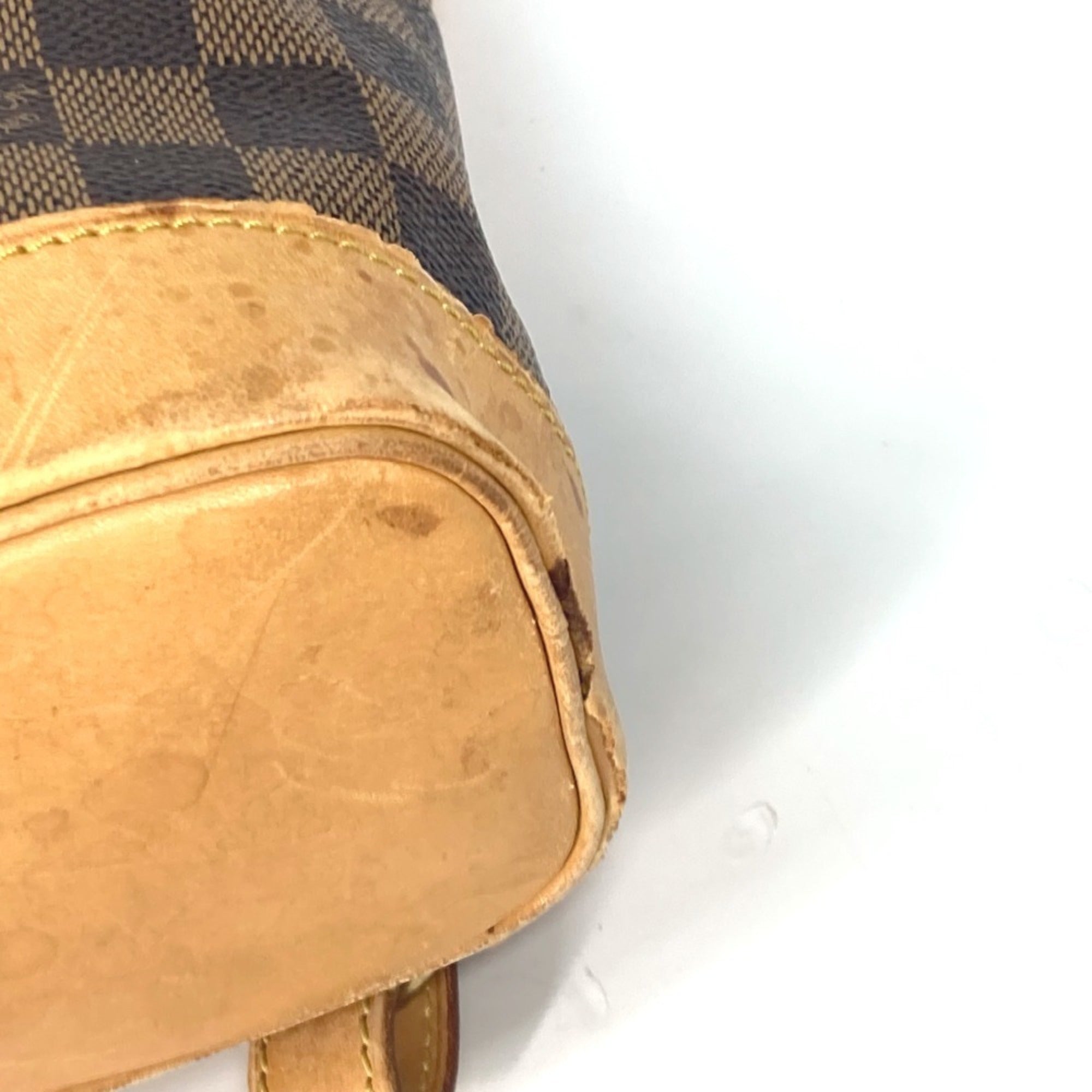 Louis Vuitton Brown Ebene Damier Canvas Backpack (Pre-Owned)