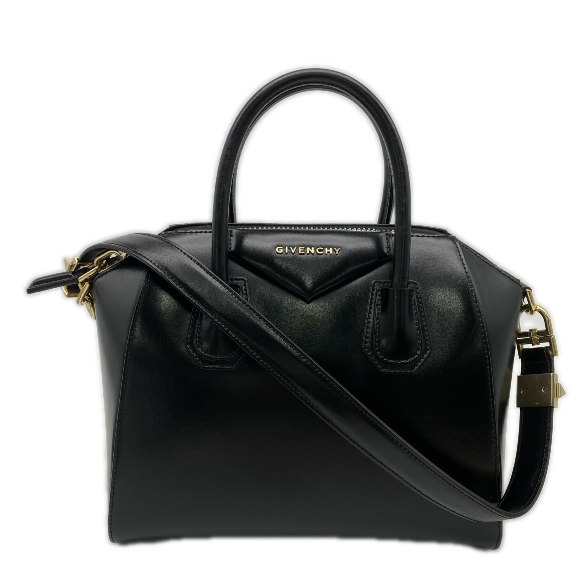 Givenchy Black Leather Handbag (Pre-Owned)