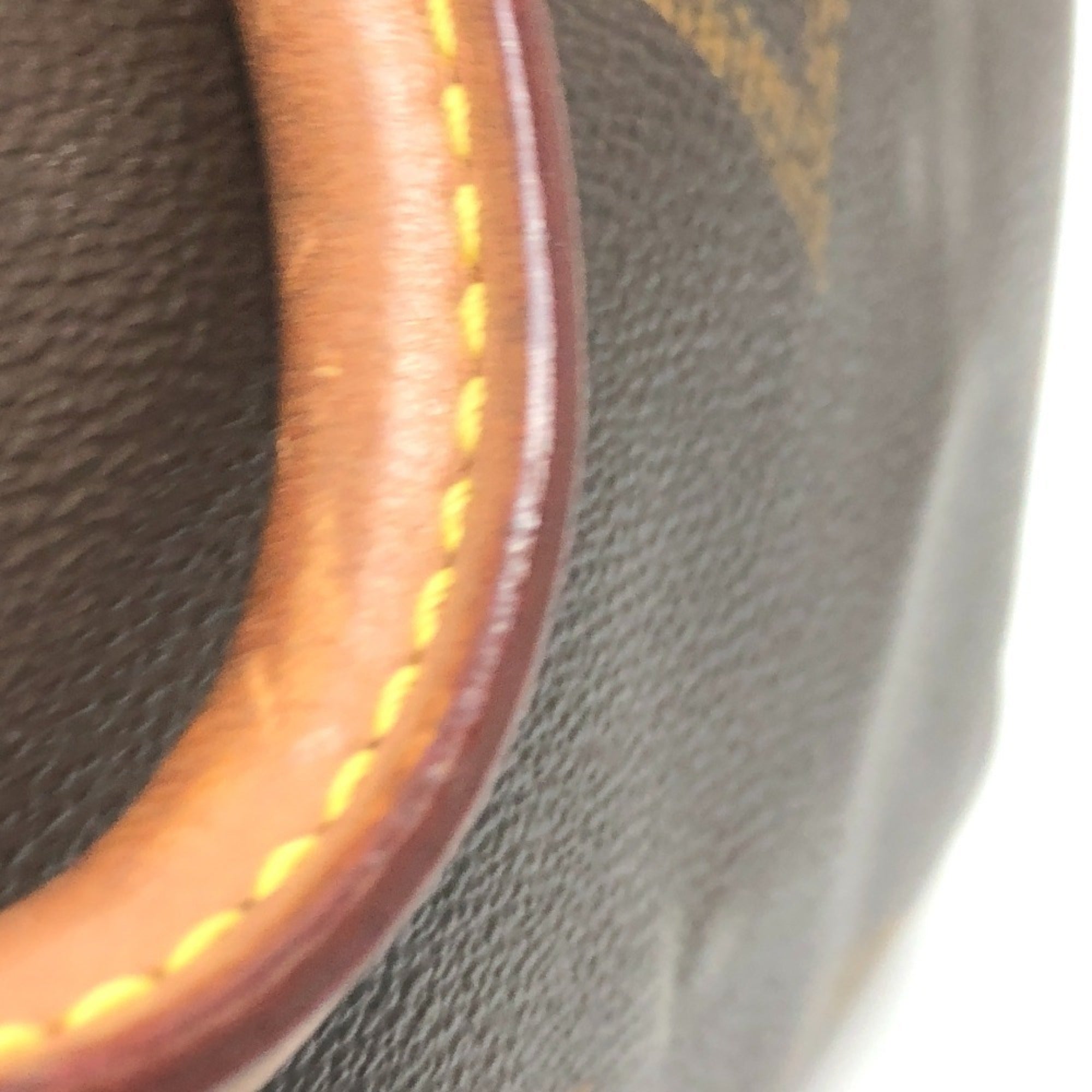 Louis Vuitton Brown Galle Monogram Monogram Boston Bag Handbag (Pre-Owned)