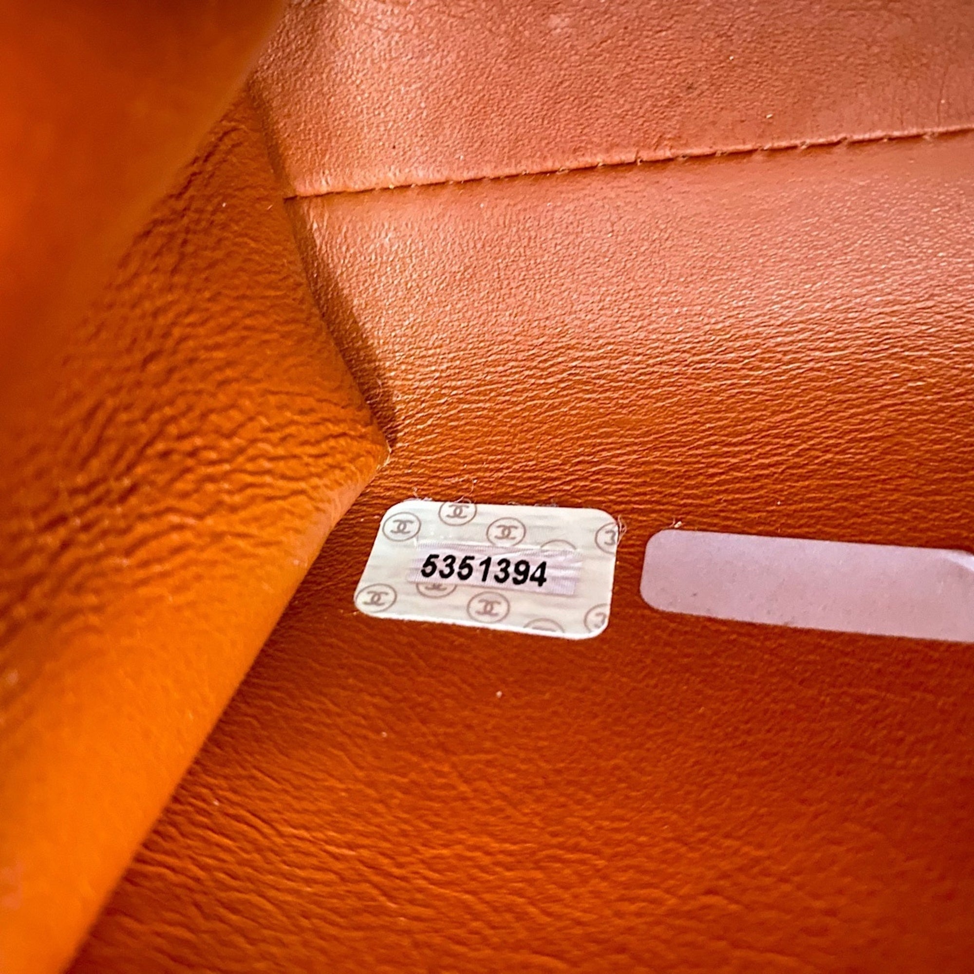 Chanel Orange Handbag (Pre-Owned)