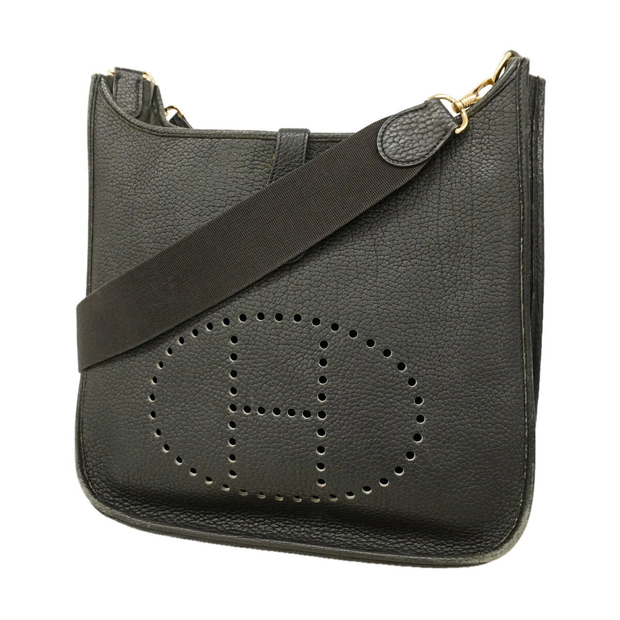 Hermes Black Ardennes Leather Shoulder Bag (Pre-Owned)