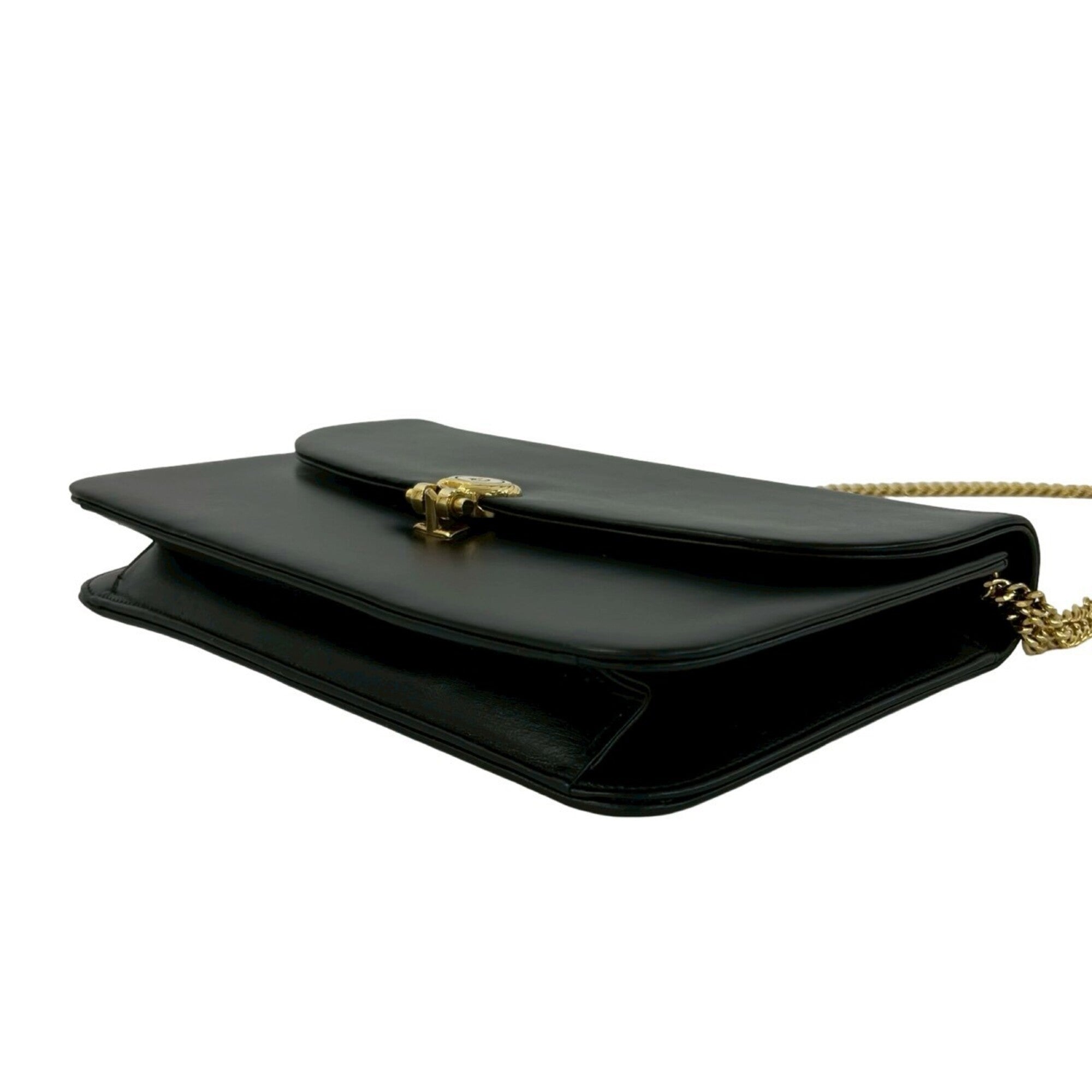 Christian Dior Black Leather Shoulder Bag (Pre-Owned)