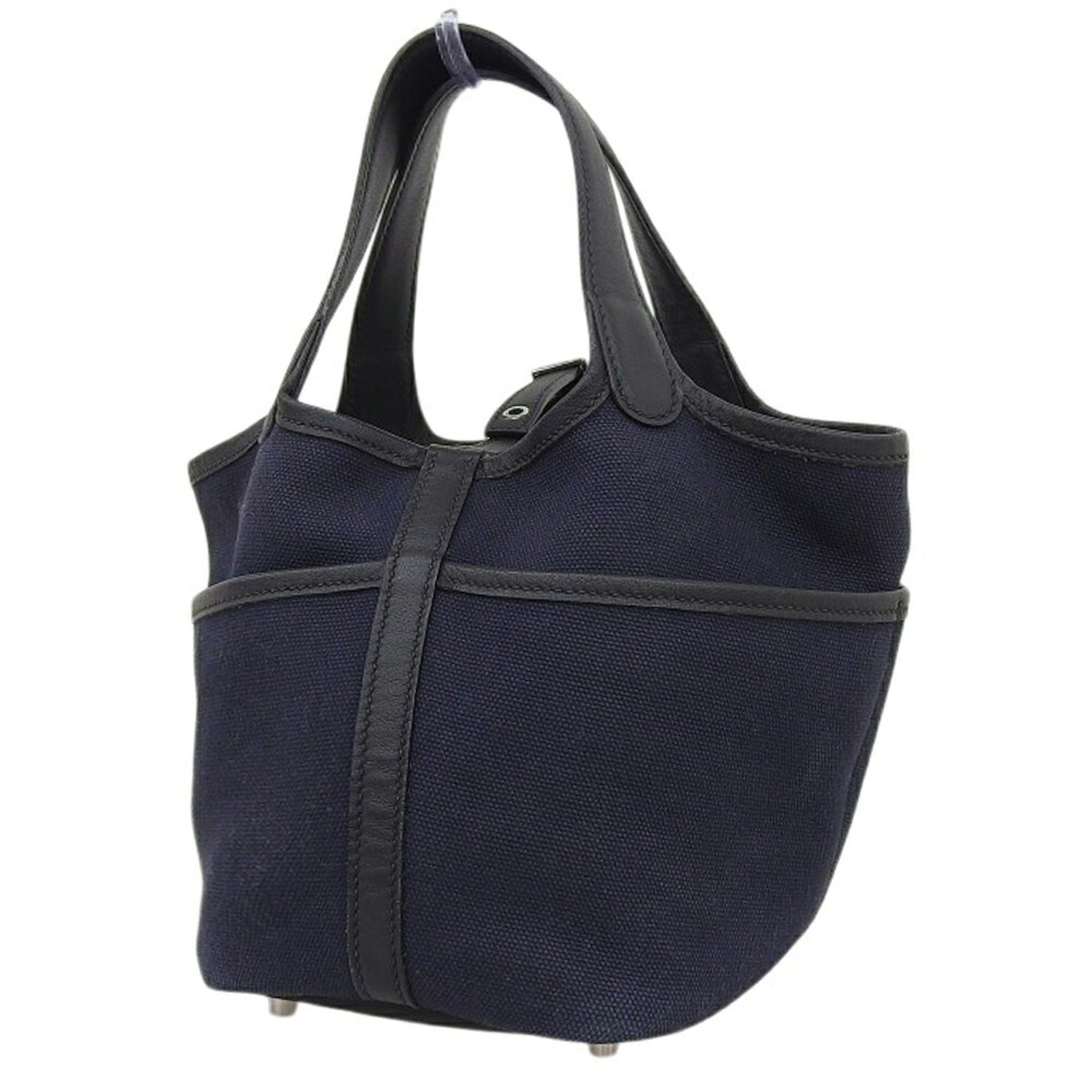 Hermes Blue Marine Navy Swift Leather Handbag (Pre-Owned)