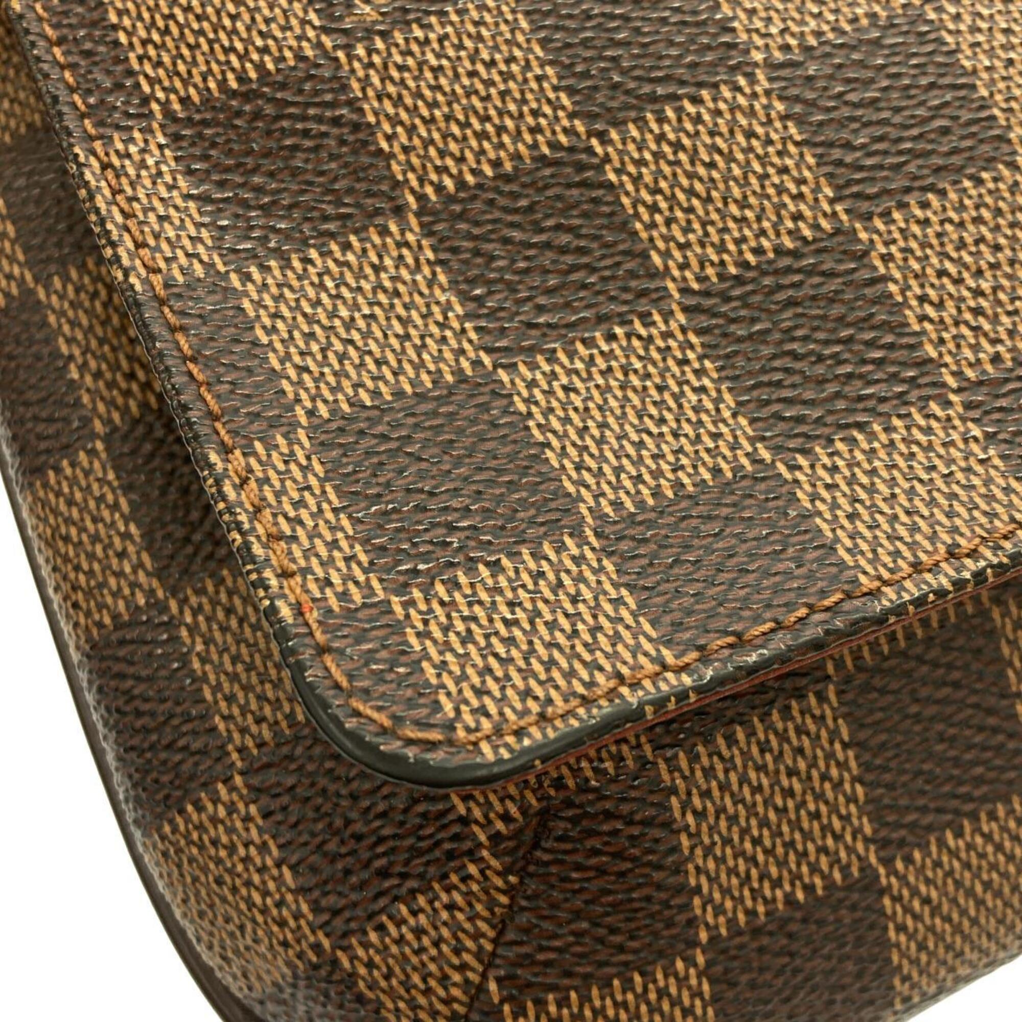 Louis Vuitton Ebene Coated Canvas Shoulder Bag (Pre-Owned)