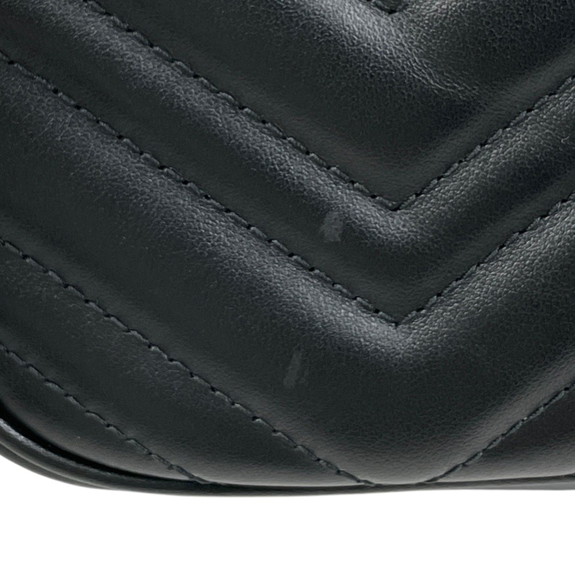 Gucci Black Leather Shoulder Bag (Pre-Owned)