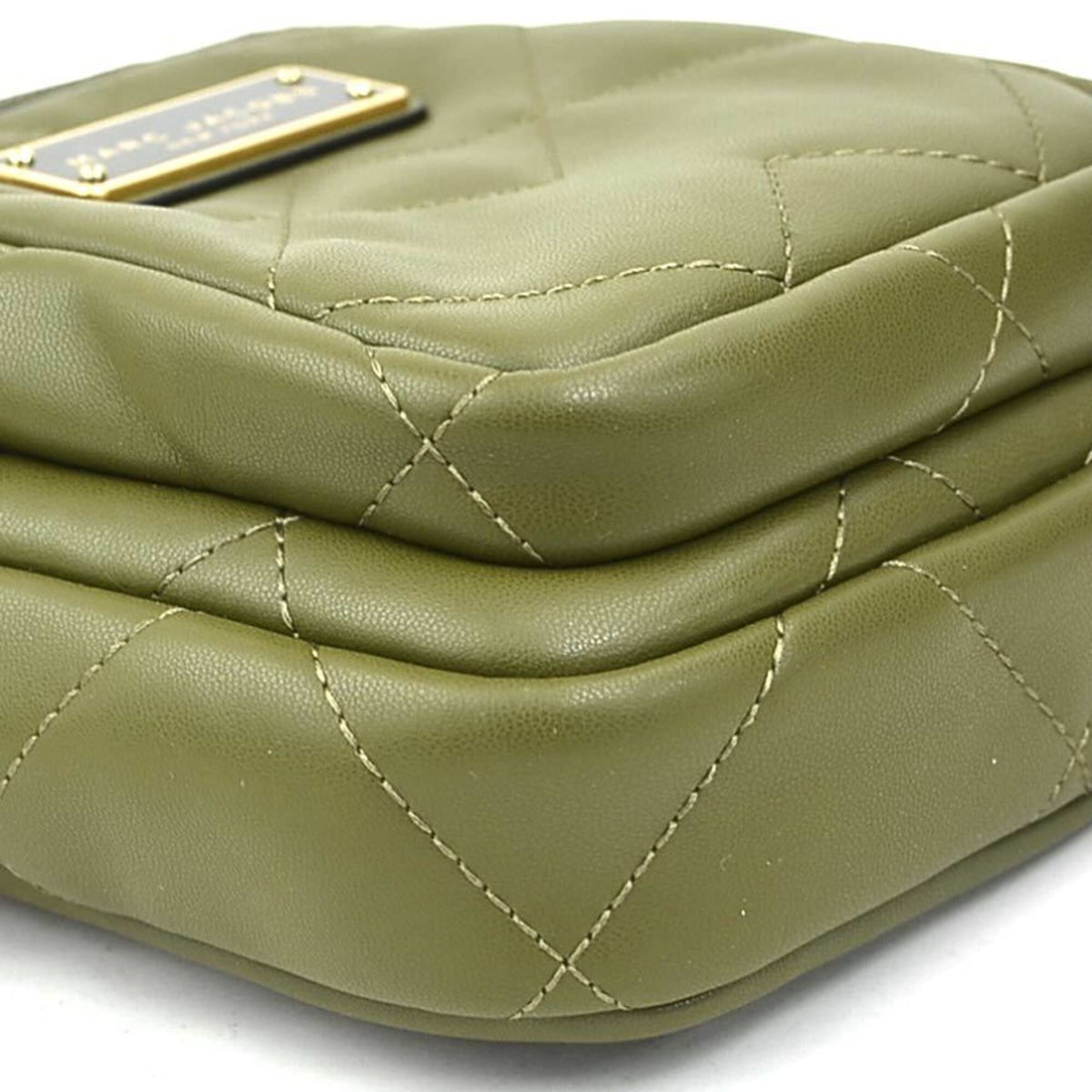 Marc Jacobs Khaki Leather Shoulder Bag (Pre-Owned)
