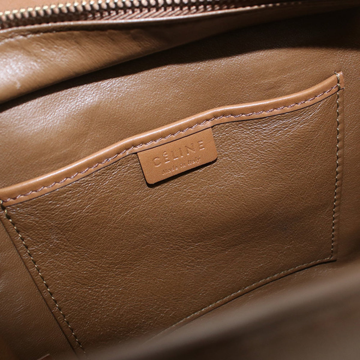 Celine Brown Leather Handbag (Pre-Owned)