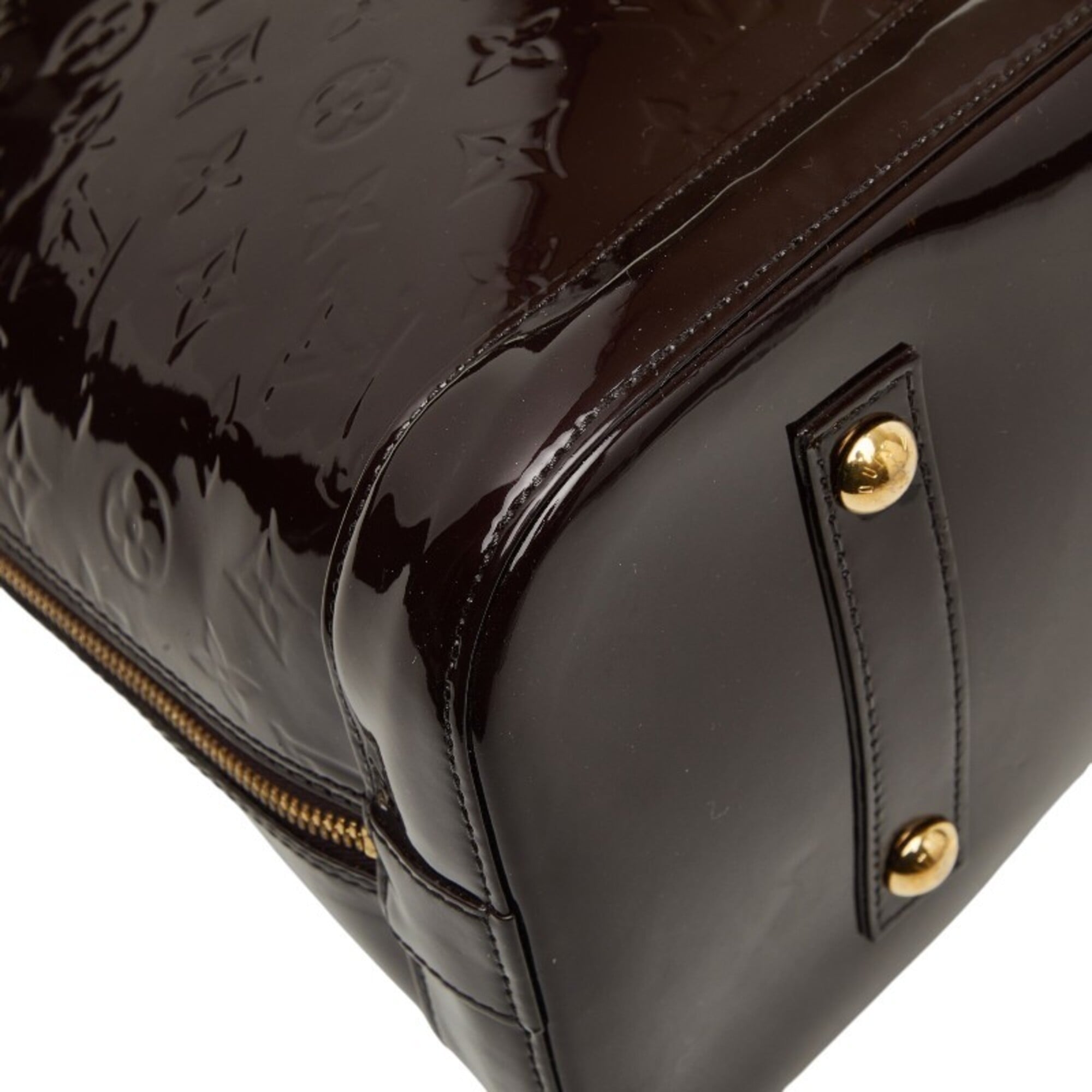 Louis Vuitton Amarante Purple Patent Leather Handbag (Pre-Owned)