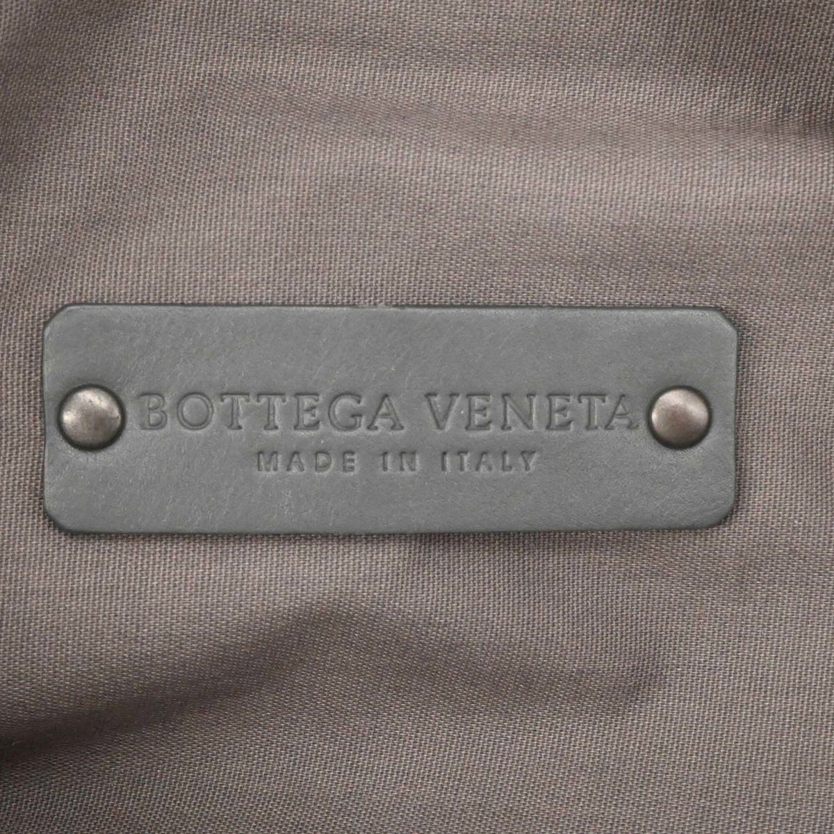 Bottega Veneta Black Gray Intrecciato Crossbody Bag Fanny Pack Pouch (Pre-Owned)