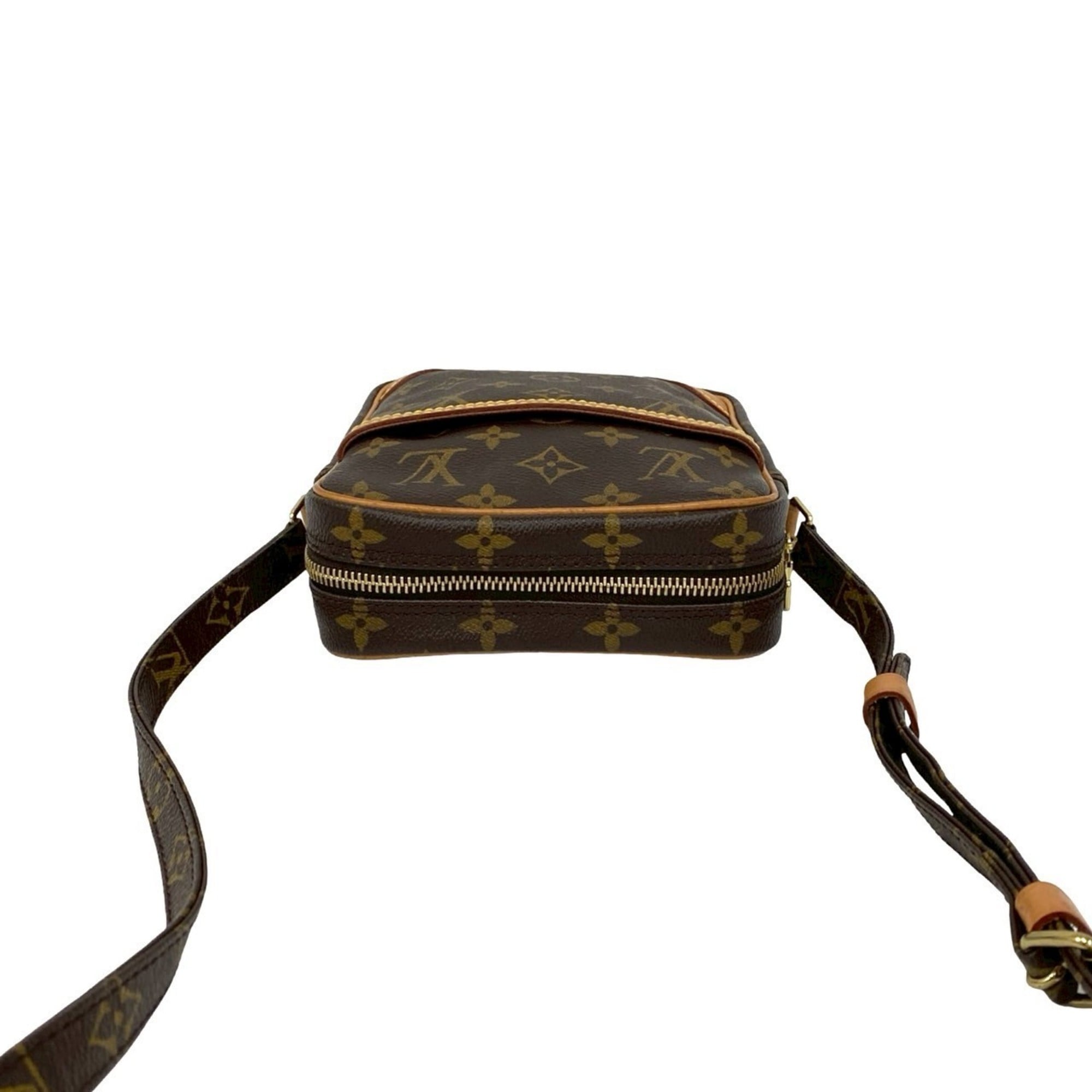 Louis Vuitton Brown Pvc Leather Pochette Shoulder Bag (Pre-Owned)