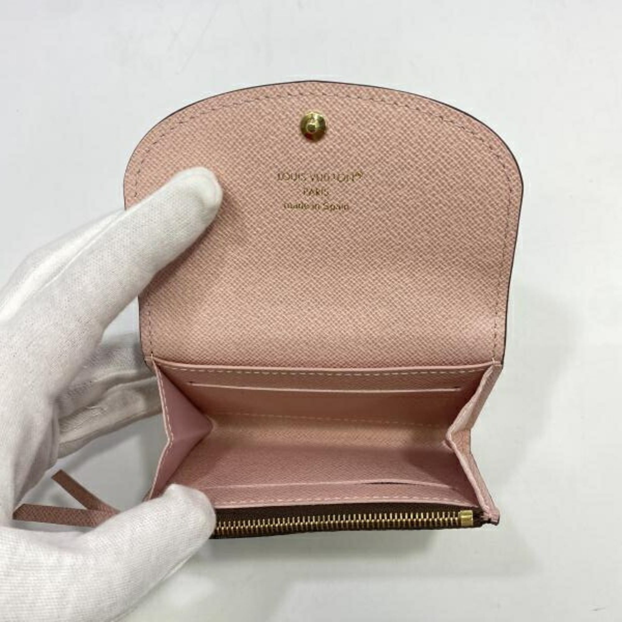 Louis Vuitton Monogram Rose Ballerine Monogram Coin Purse/Coin Case (Pre-Owned)