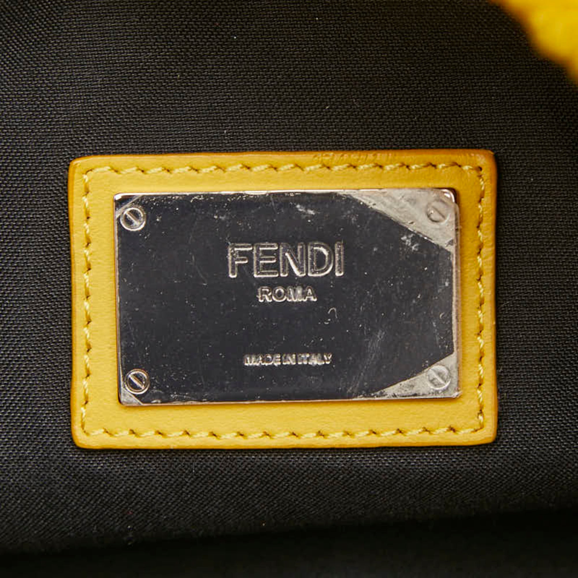 Fendi Yellow Backpack (Pre-Owned)