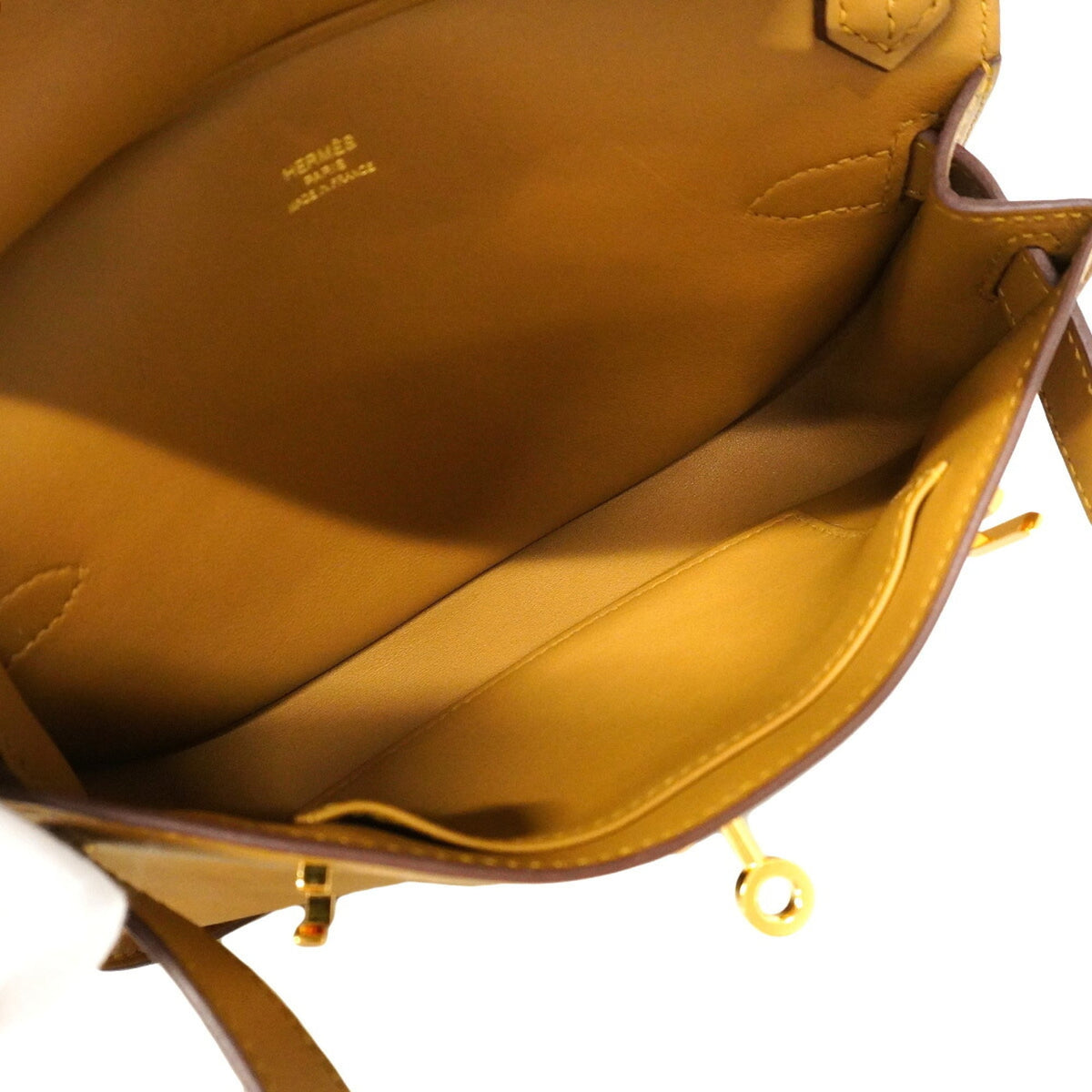 Hermes Brown Swift Leather Shoulder Bag (Pre-Owned)