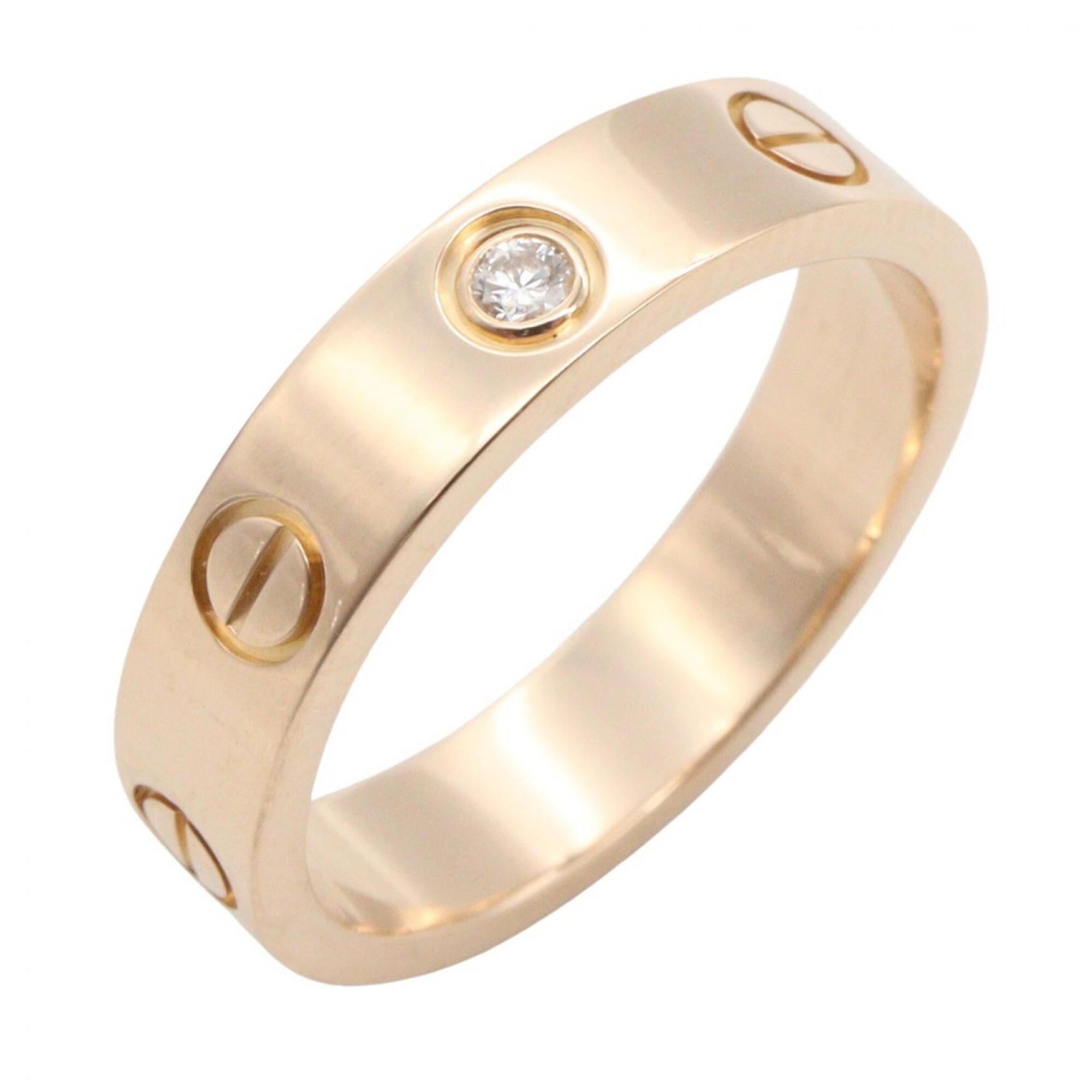 Cartier Gold Clear Pink Gold (18K) Band Ring (Pre-Owned)