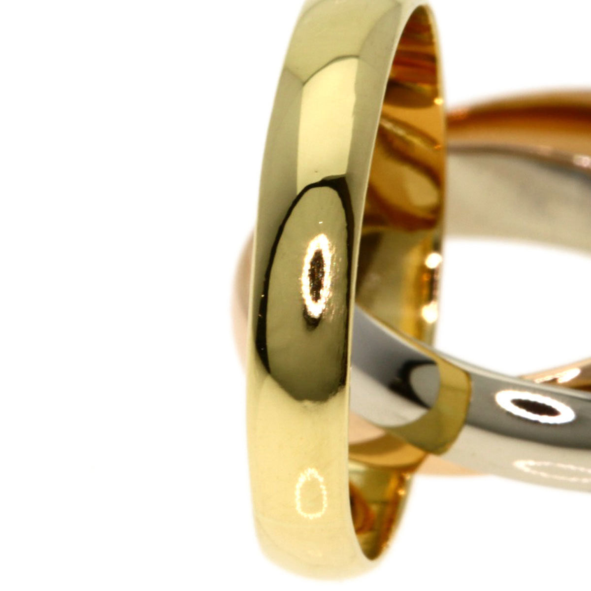 Cartier Trinity Yellow Gold (18K) Pink Gold (18K) White Gold (18K) Band Ring (Pre-Owned)